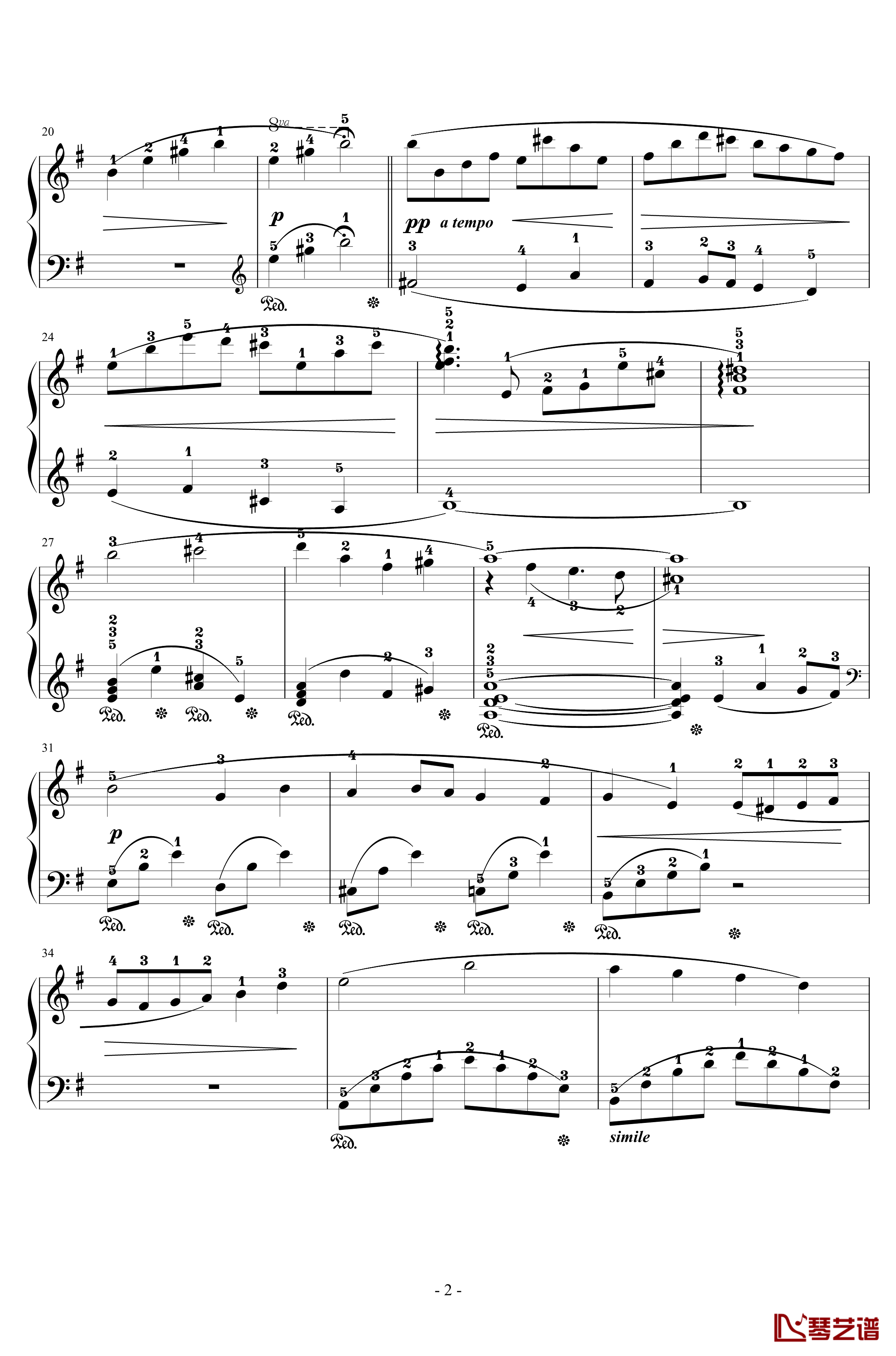The Oath钢琴谱-交响乐版-植松伸夫2