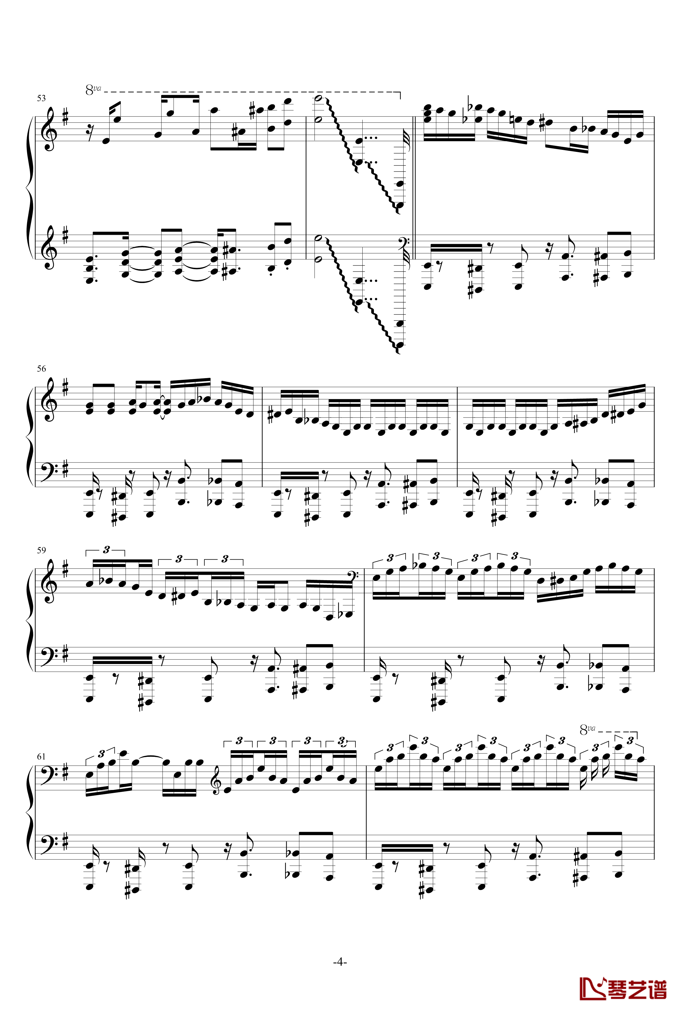 ダイナマイト钢琴谱-pia-no-jac·炸药-风神雷神4
