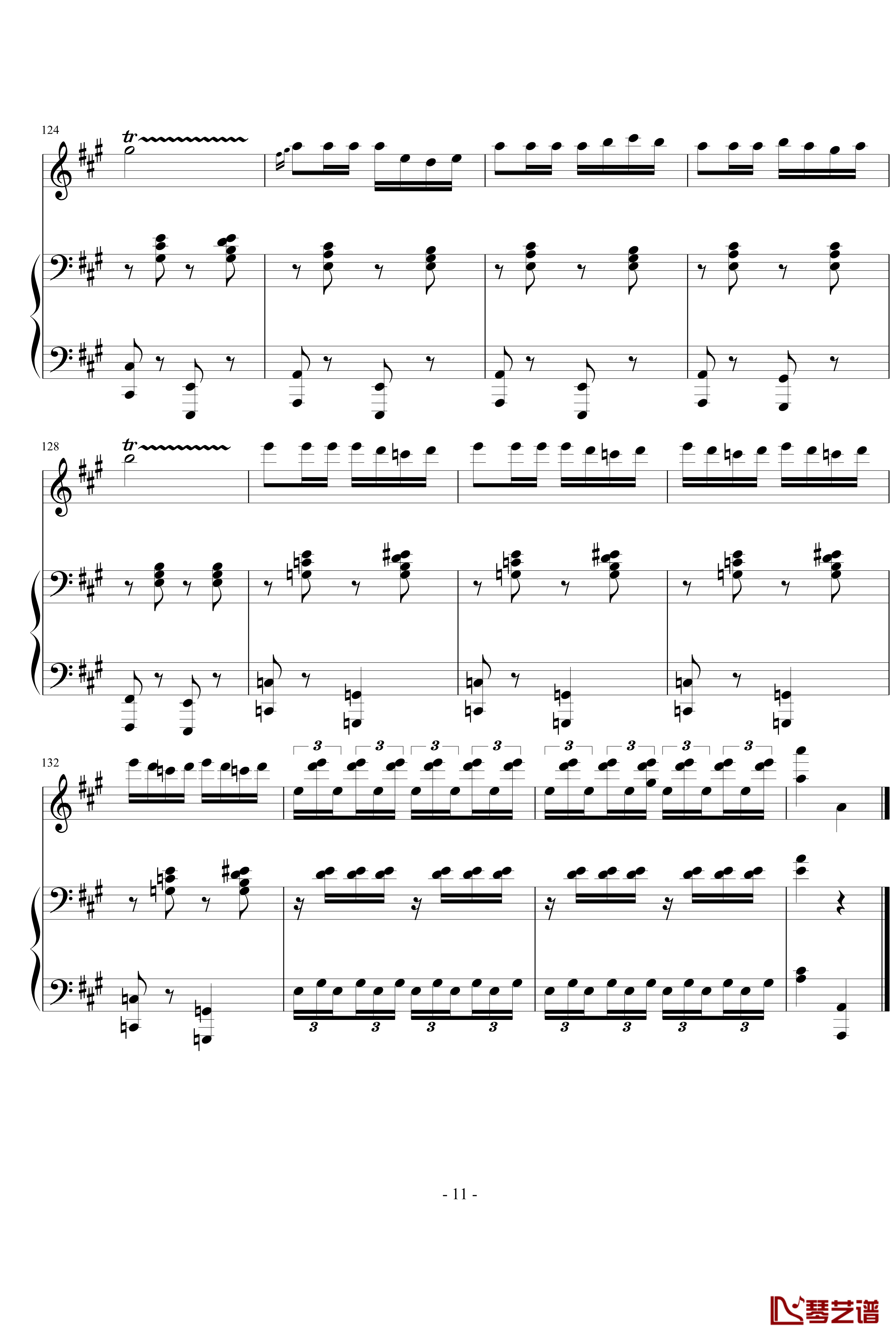 卡门木琴和钢琴钢琴谱-比才-Bizet11
