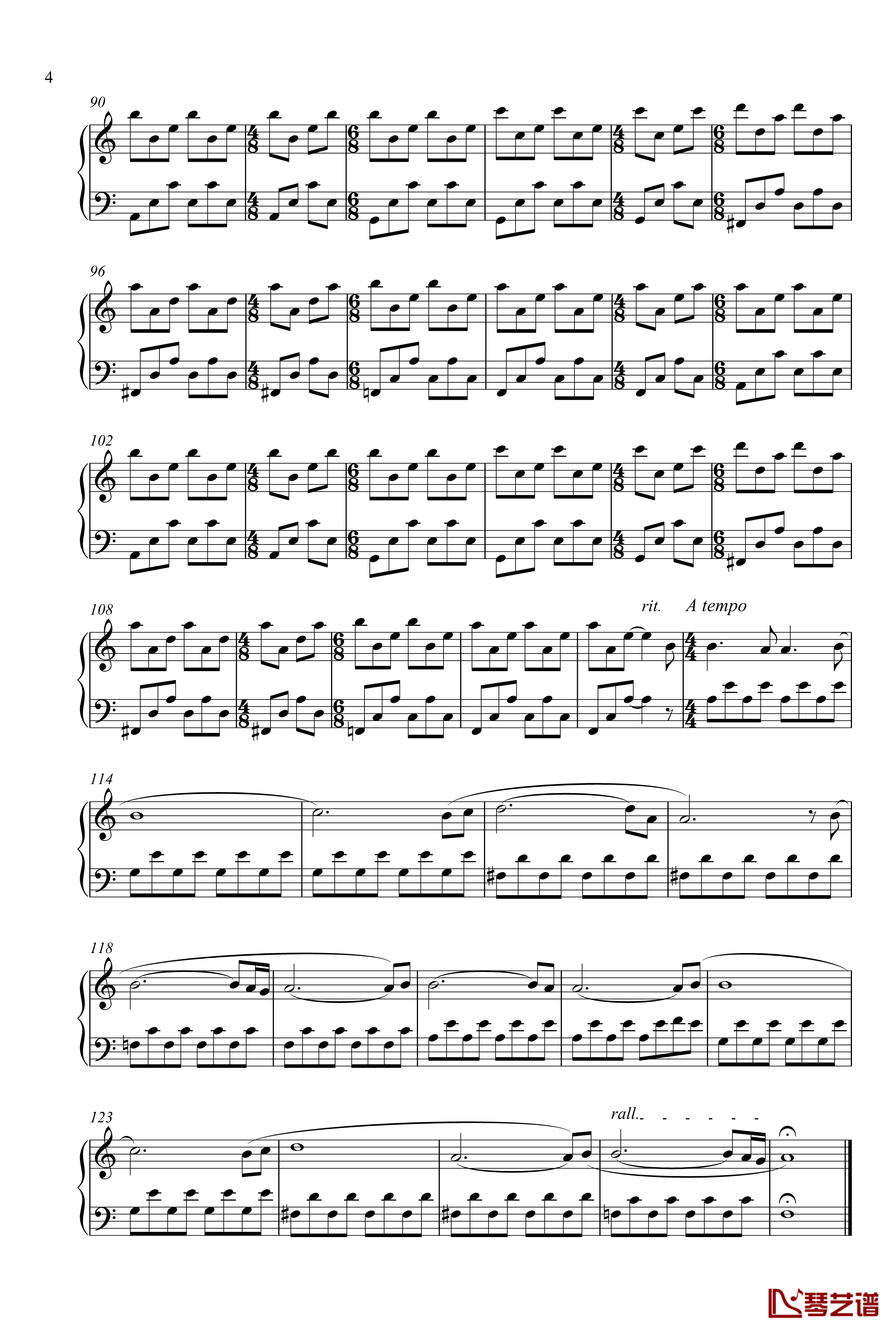 Nuovi orizzonti钢琴谱-Fabrizio Paterlini4
