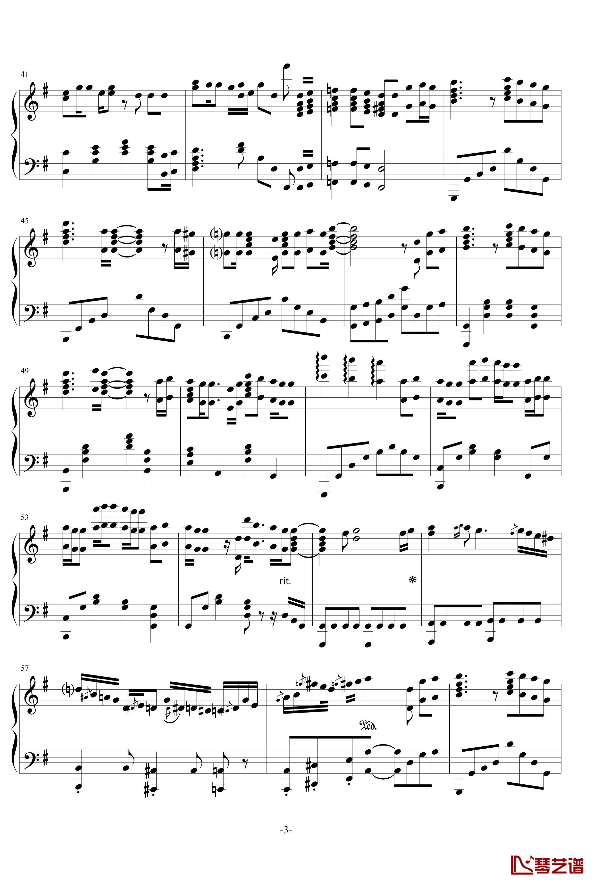 Millenario钢琴谱-Full ver-ミレナリオ-Mahouka Koukou no Rettousei ED1-魔法科高校の劣3