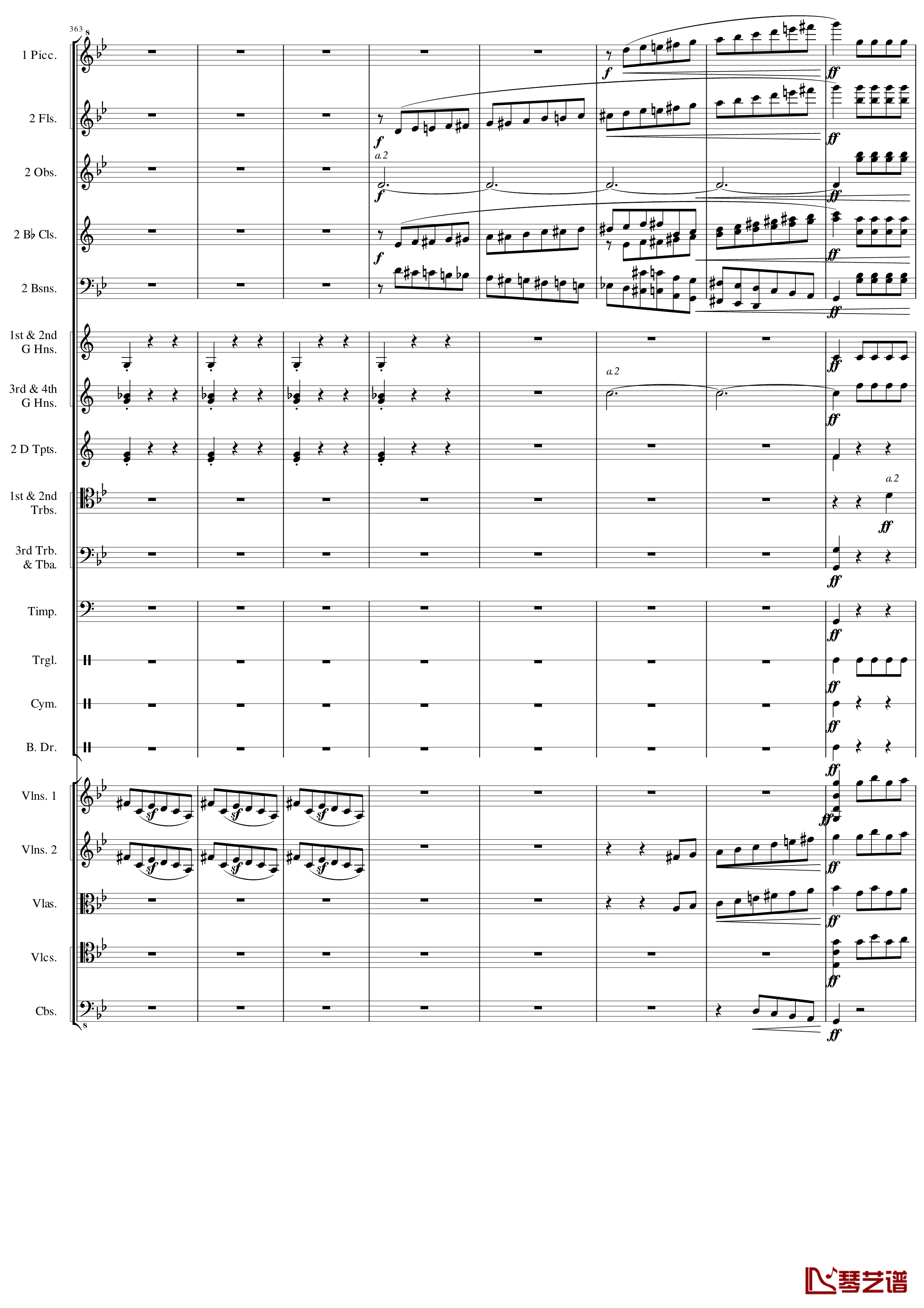 Danse Macabre Op.40钢琴谱-圣桑37