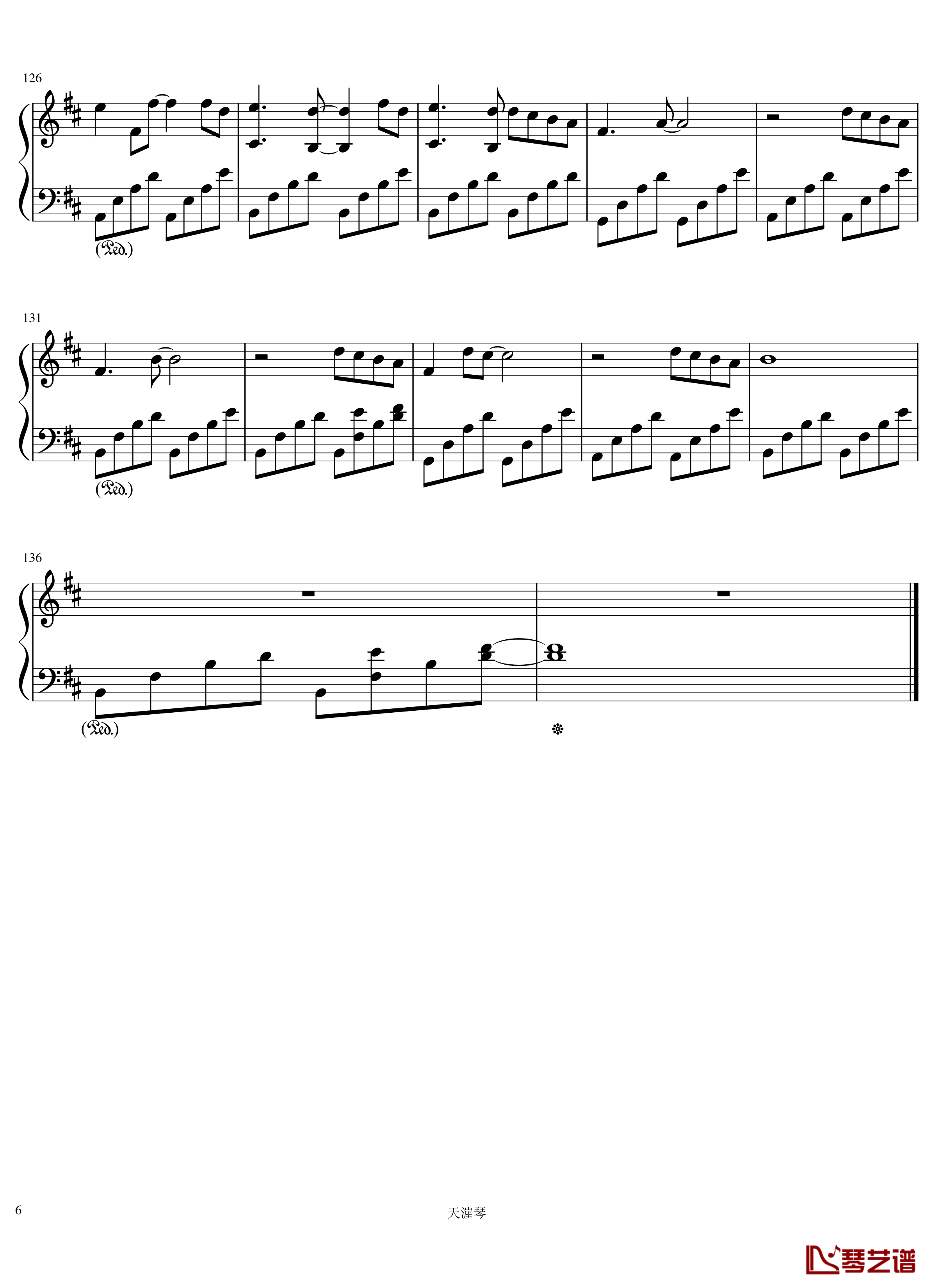 Take me hand钢琴谱-钢琴独奏-DAISHI DANCE6