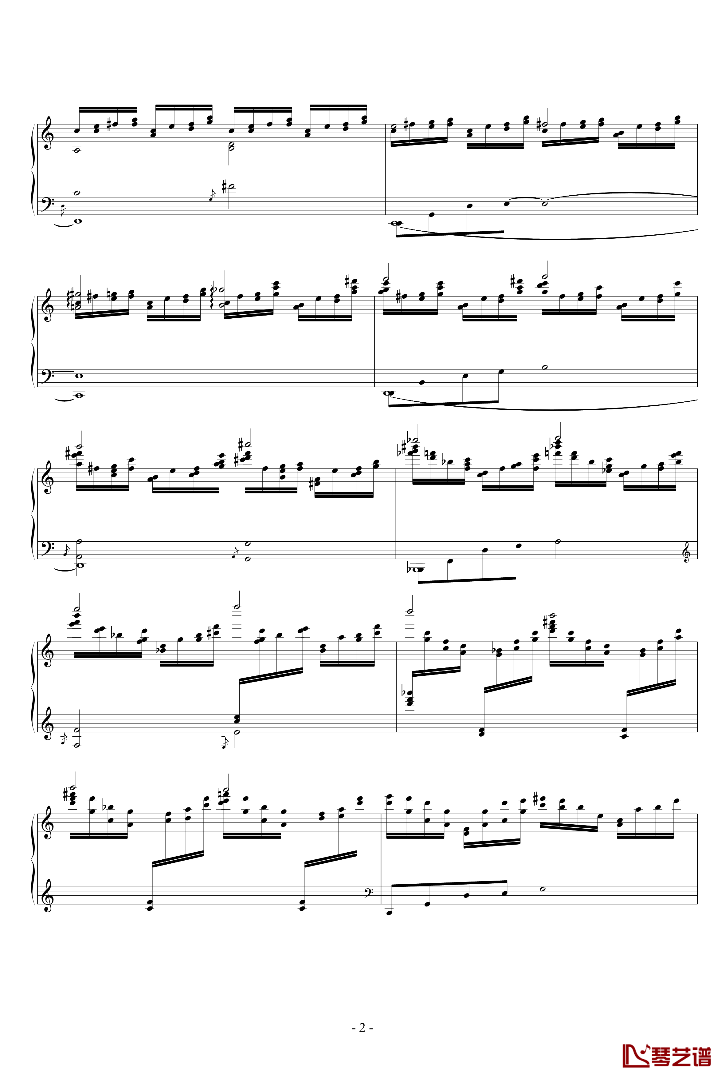 冥想集钢琴谱-修改-升c小调5