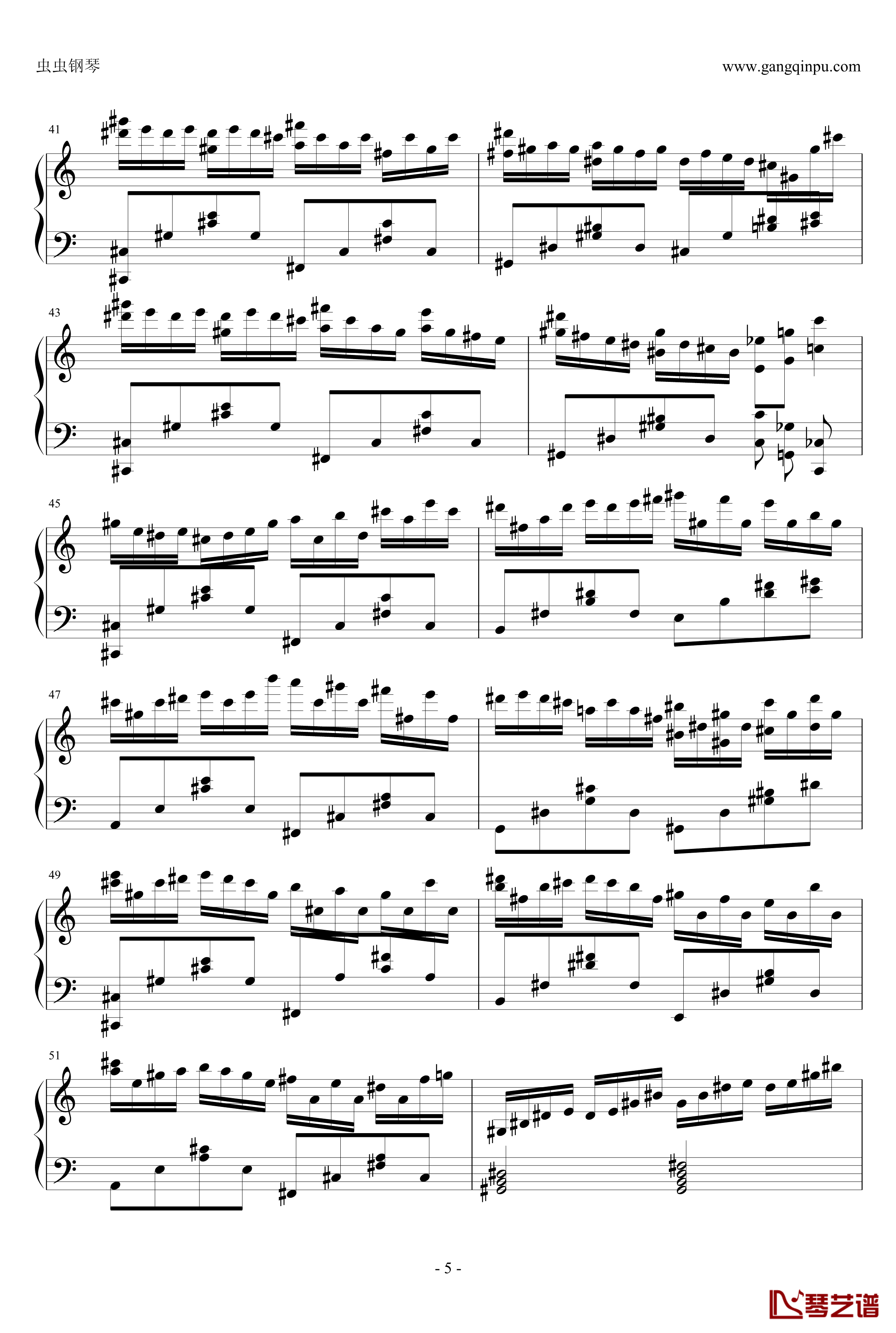 克罗地亚二号简单版钢琴谱-马克西姆-Maksim·Mrvica5