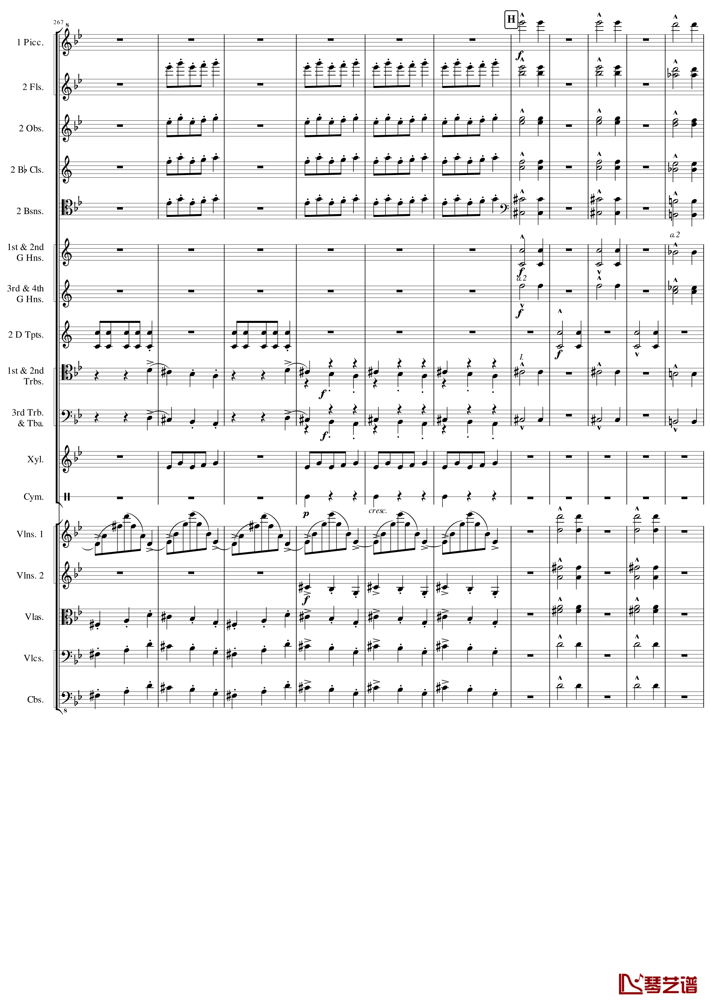 Danse Macabre Op.40钢琴谱-圣桑28