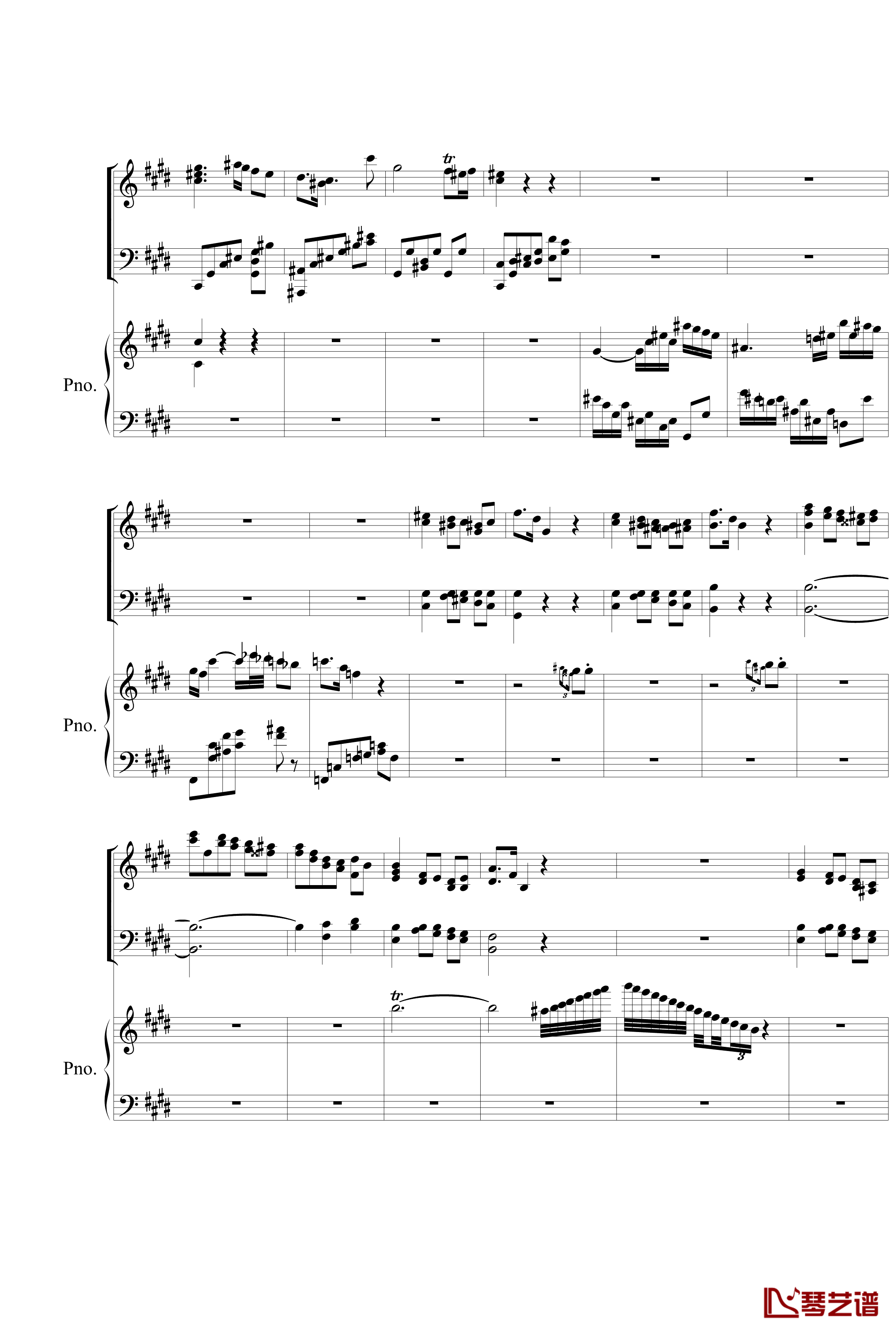Piano Concerto No.2 钢琴谱-mov.2-nzh19346