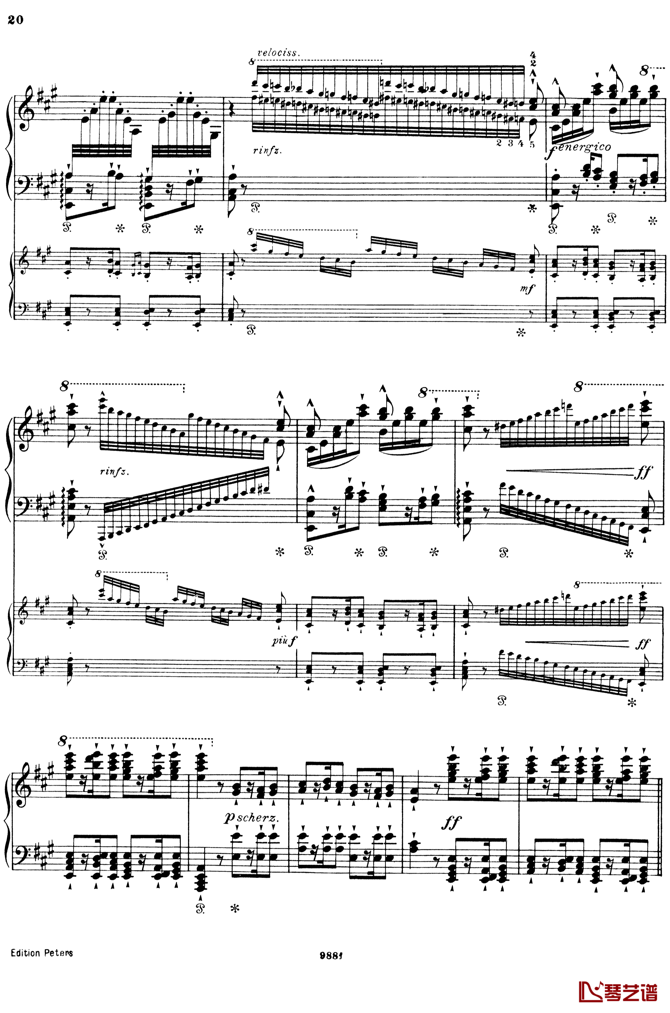 唐璜的回忆钢琴谱-李斯特 S.418-李斯特20