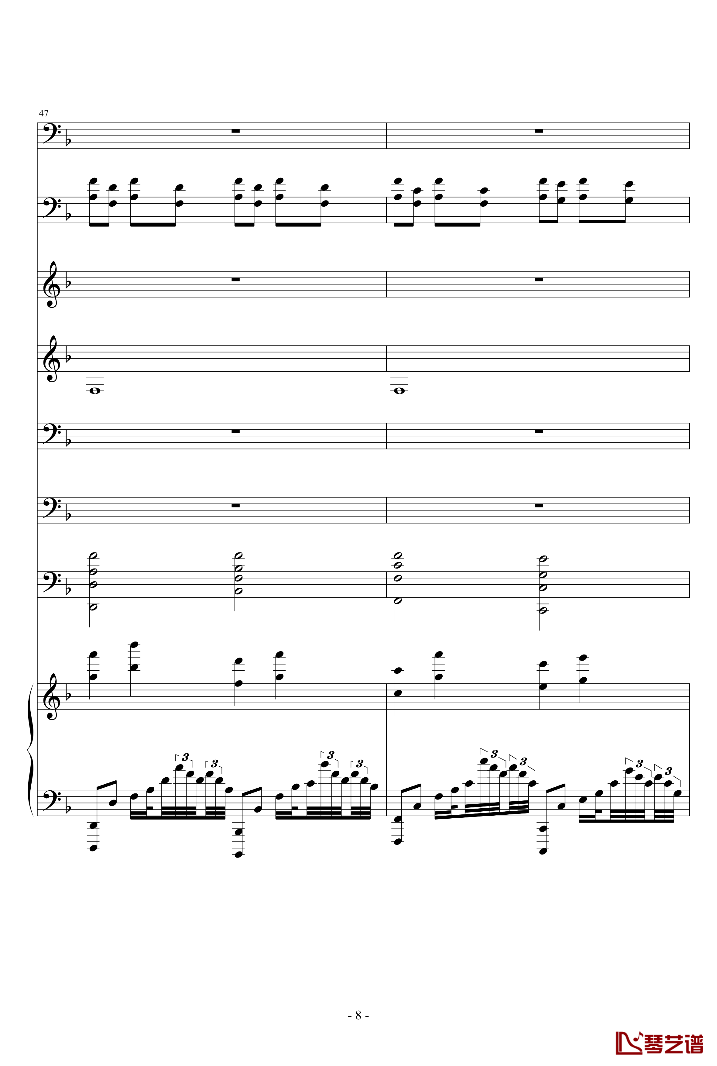 The Song of AFCG钢琴谱-Intro-Ｓòrγy.8
