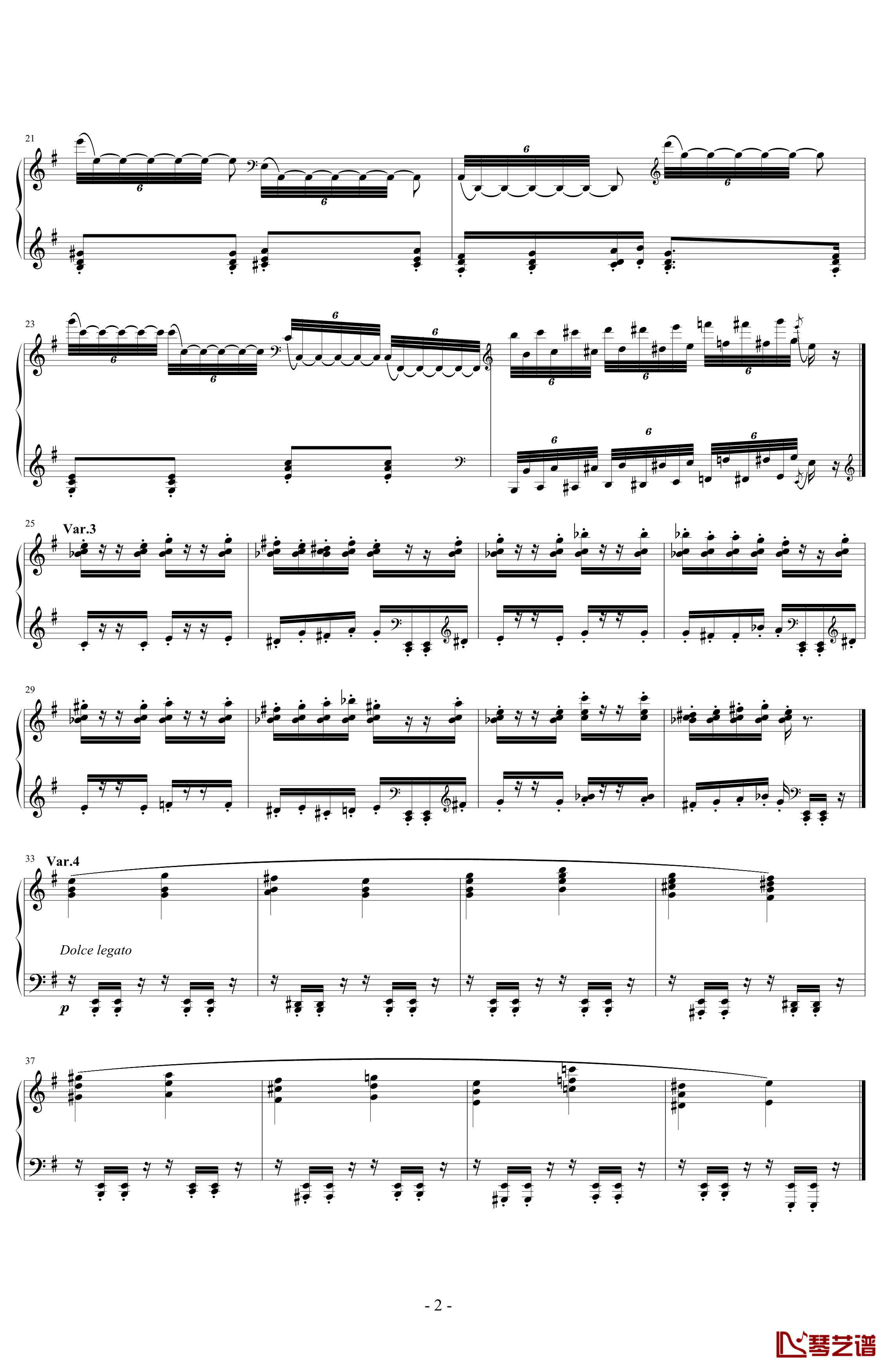 阿尔坎Op.39 No.12 变奏曲钢琴谱-Charles-Valentin Alkan2