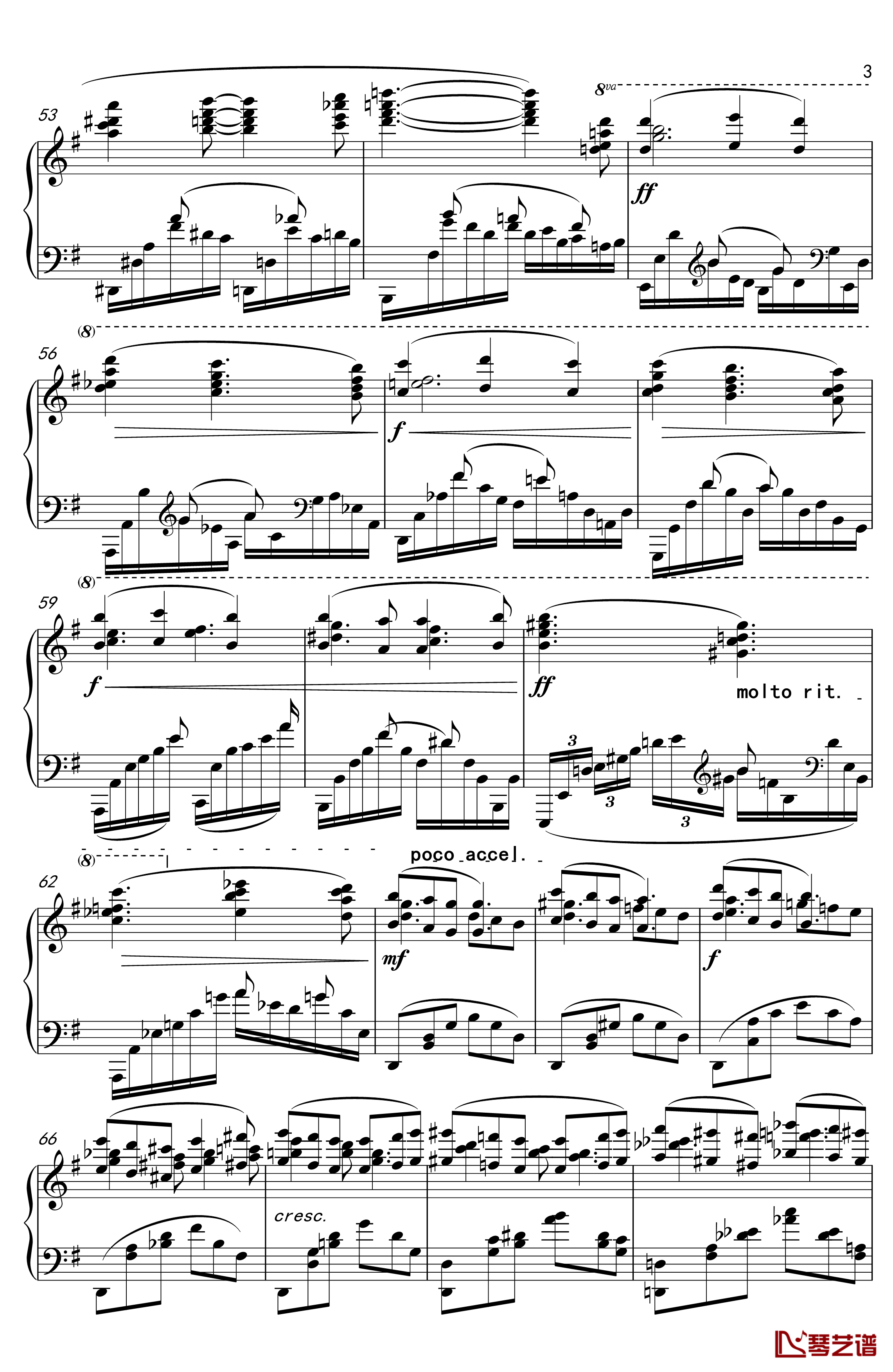 幻想曲钢琴谱-钢琴曲4首，Op3no3-榕剑3