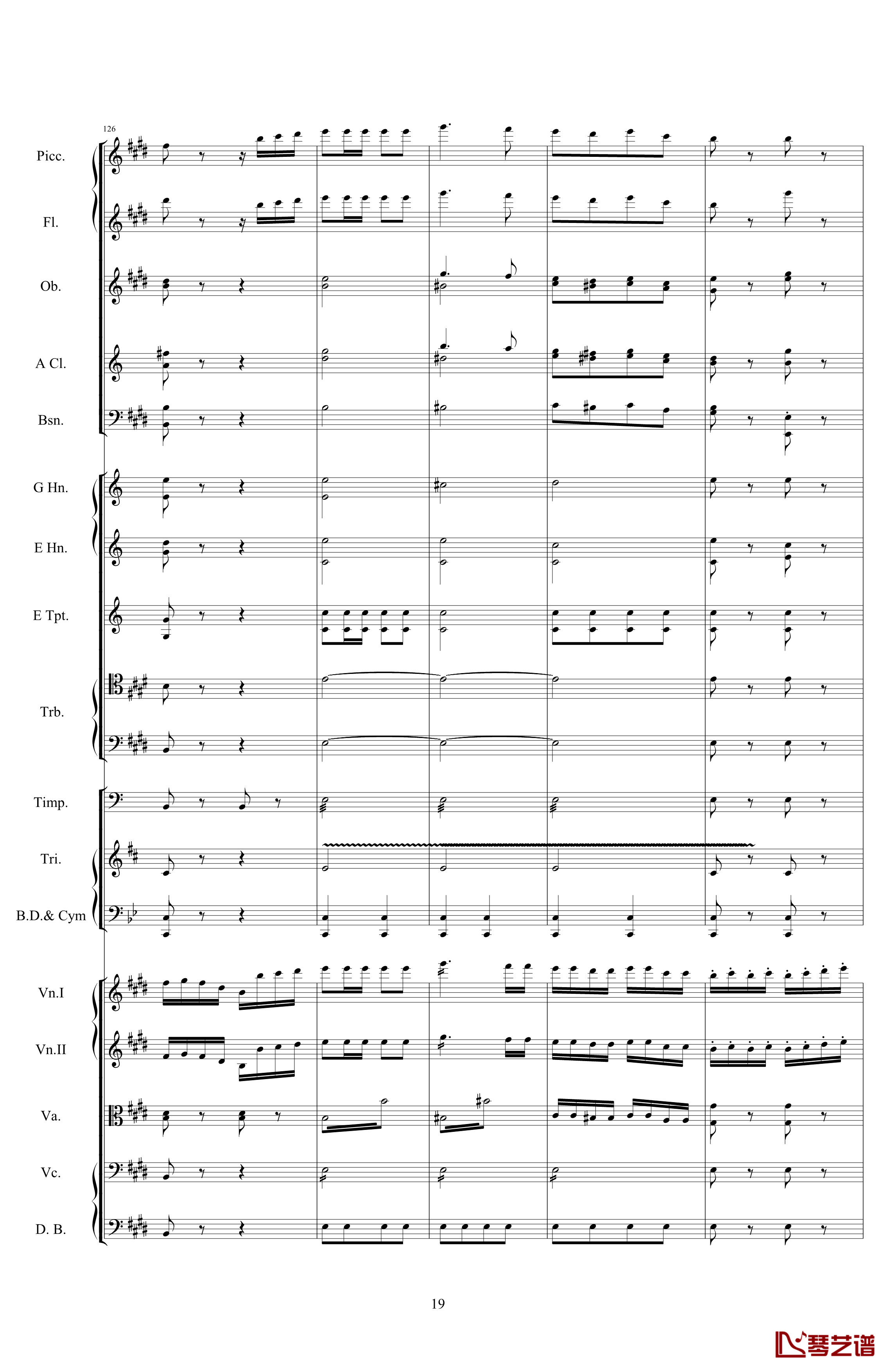 威廉退尔序曲钢琴谱-原版扒谱-罗西尼19