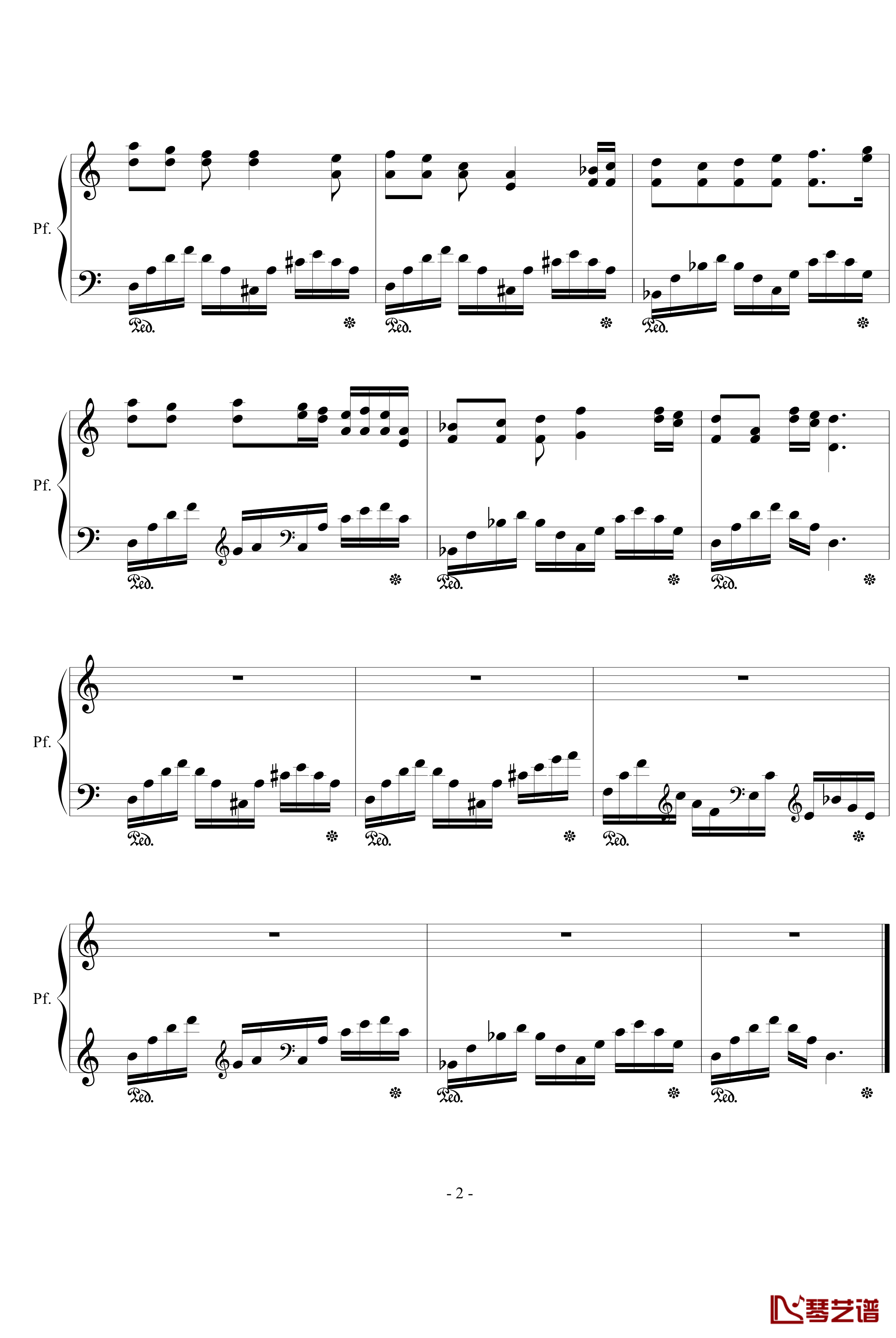 永恒-序章钢琴谱-Lx2