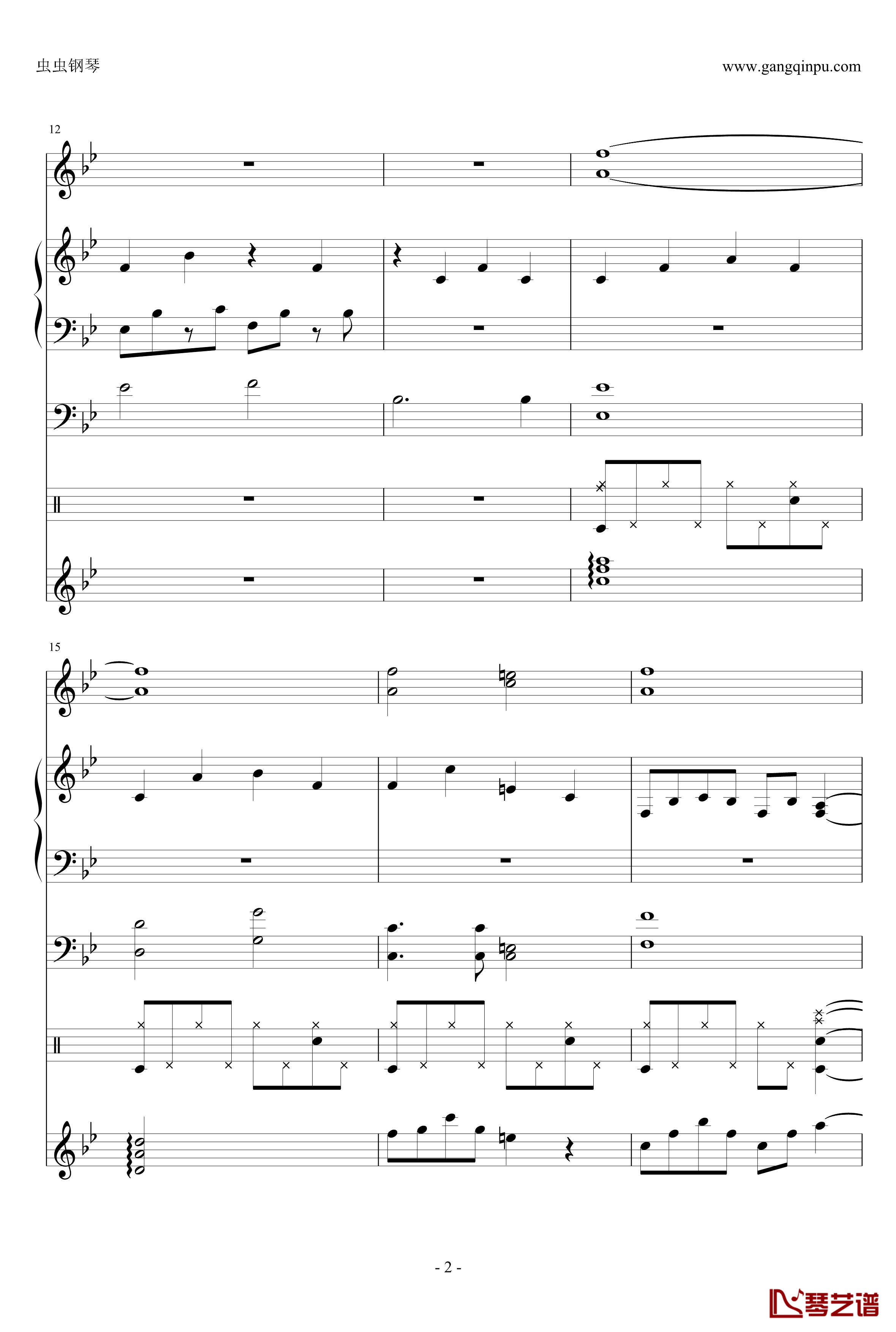 ENE钢琴谱-总谱-哆啦A梦2