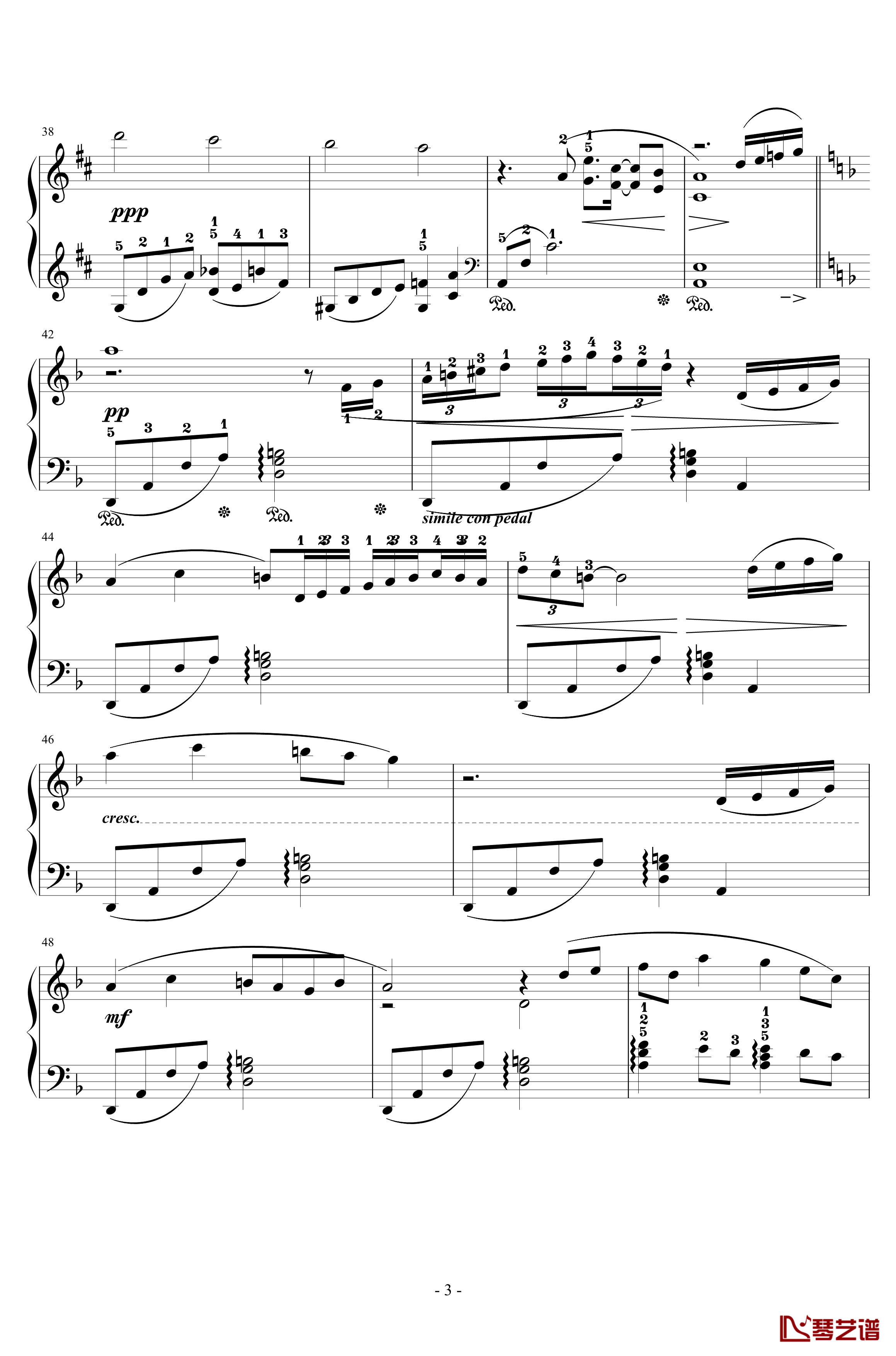 Dear Friends钢琴谱-交响乐版-最终幻想3