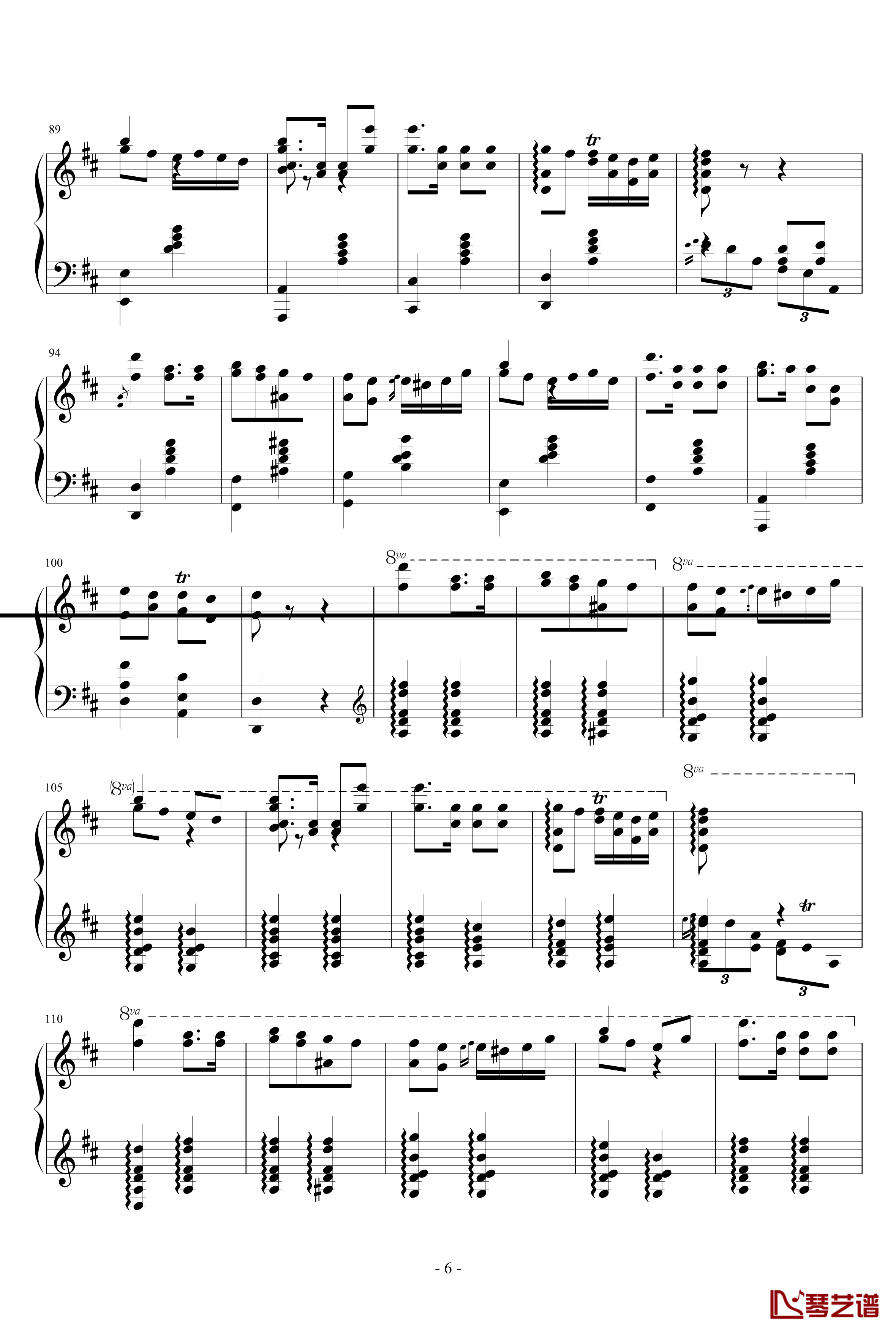Czardas钢琴谱-查尔达斯-蒙蒂6
