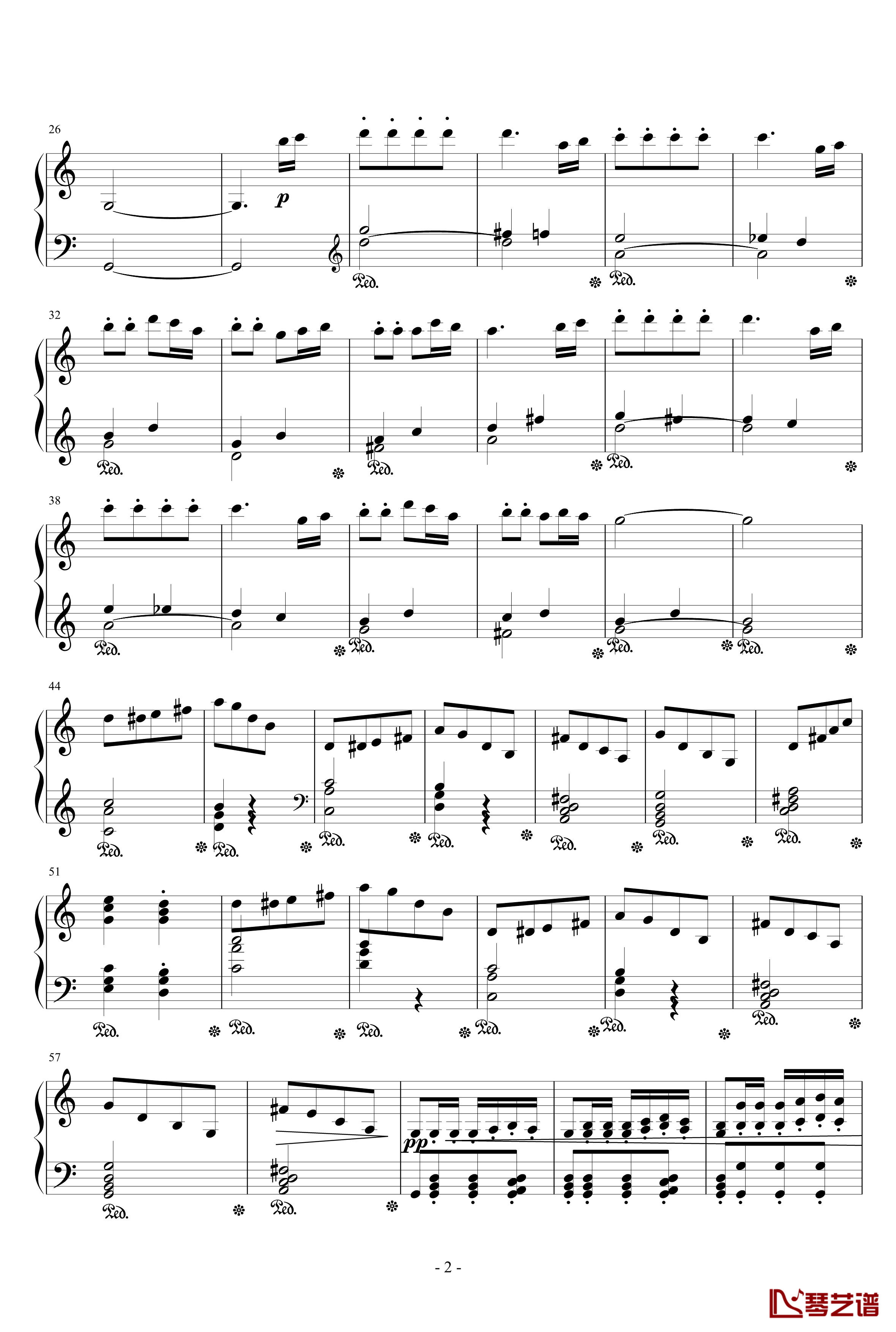 C大调小奏鸣曲第三乐章钢琴谱-NO.1-灵动无痕2
