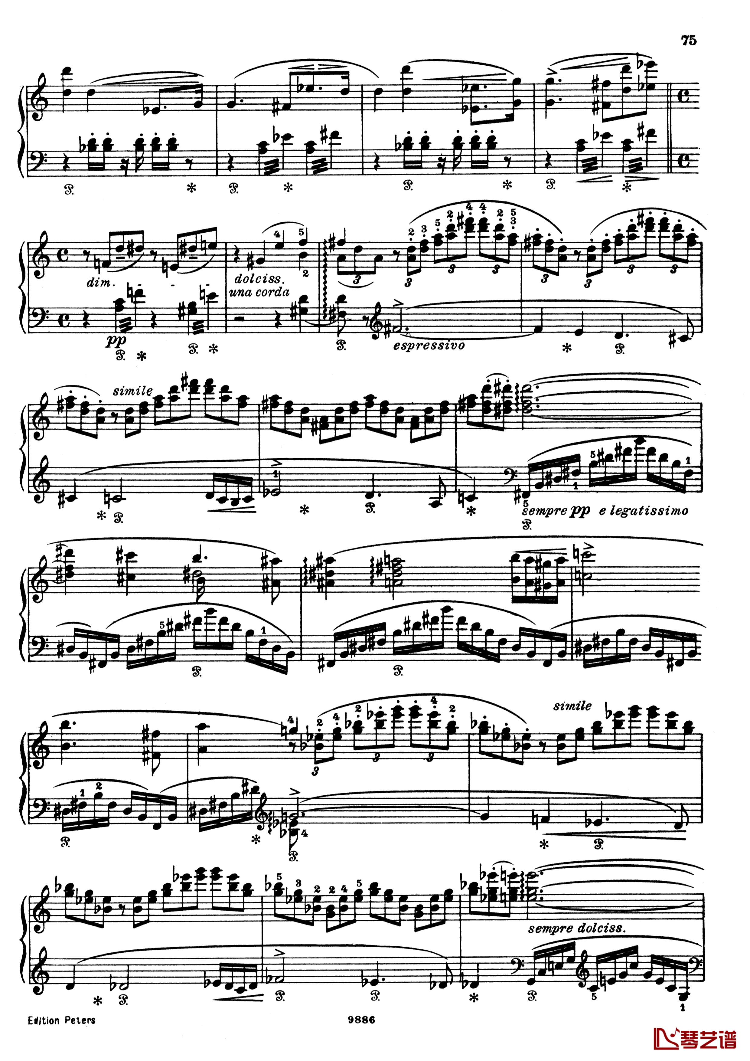 浮士德交响曲 S.108 第二乐章钢琴谱-李斯特8
