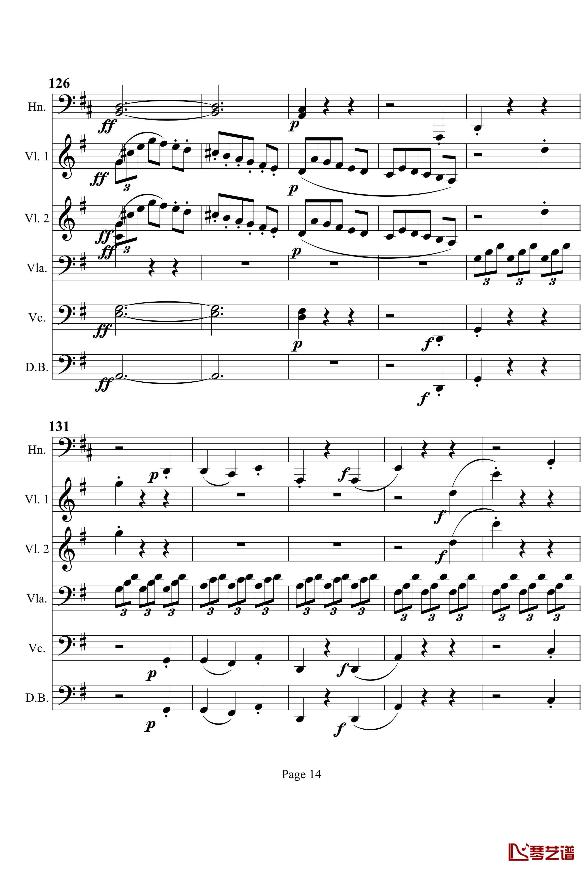 奏鸣曲之交响钢琴谱-第7首-Ⅲ-贝多芬-beethoven14