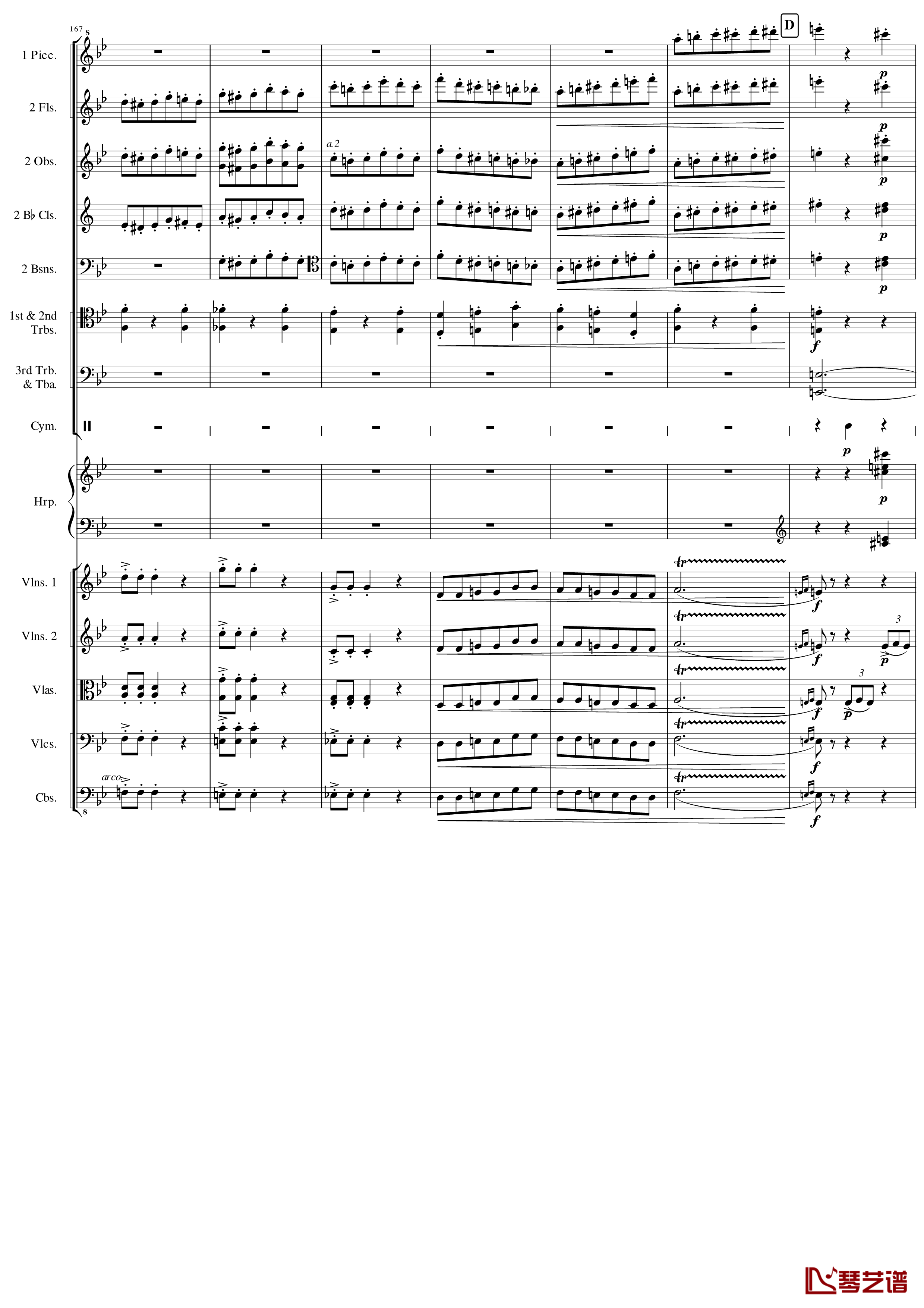 Danse Macabre Op.40钢琴谱-圣桑15