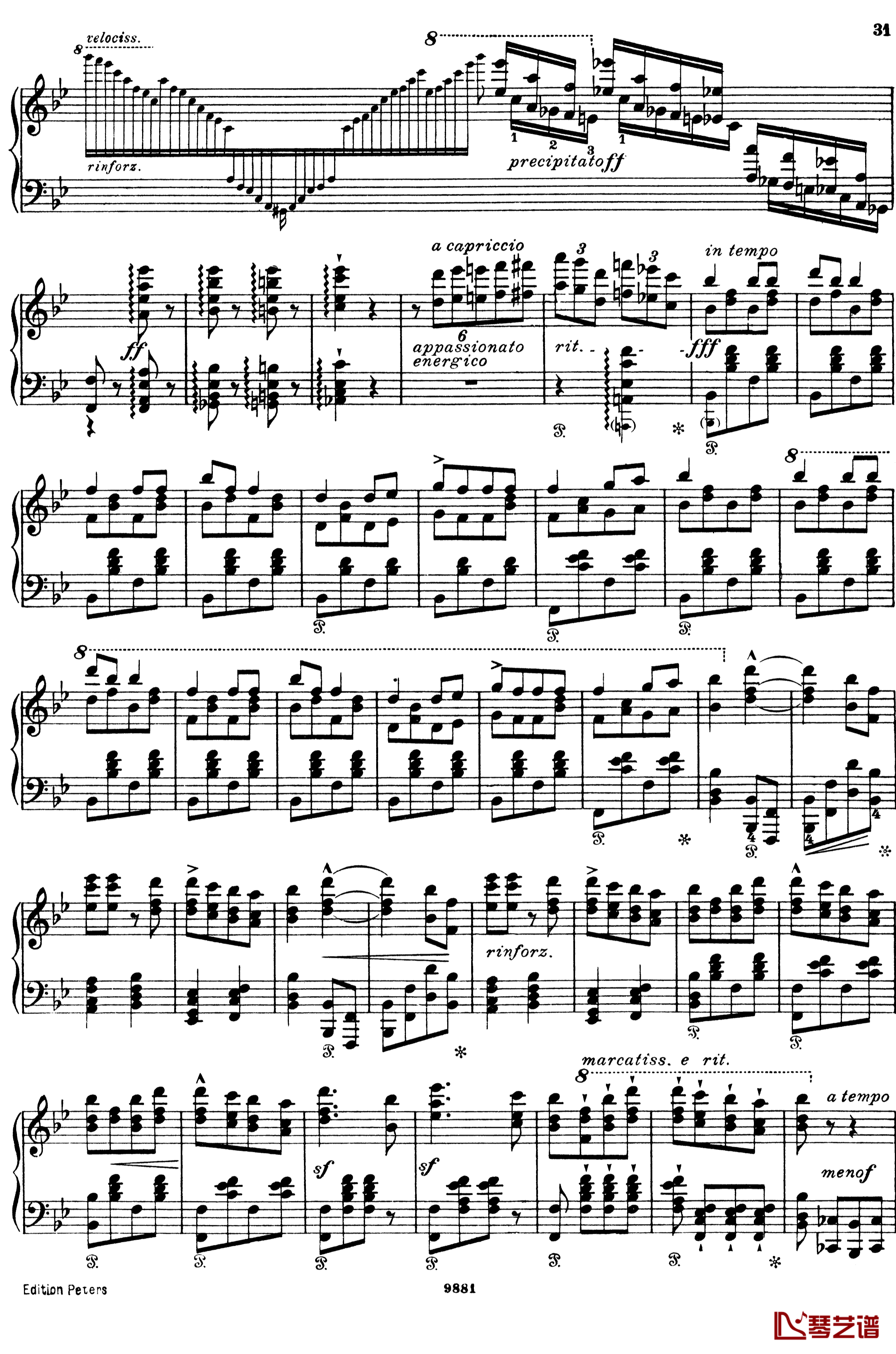 唐璜的回忆钢琴谱-李斯特 S.418-李斯特31