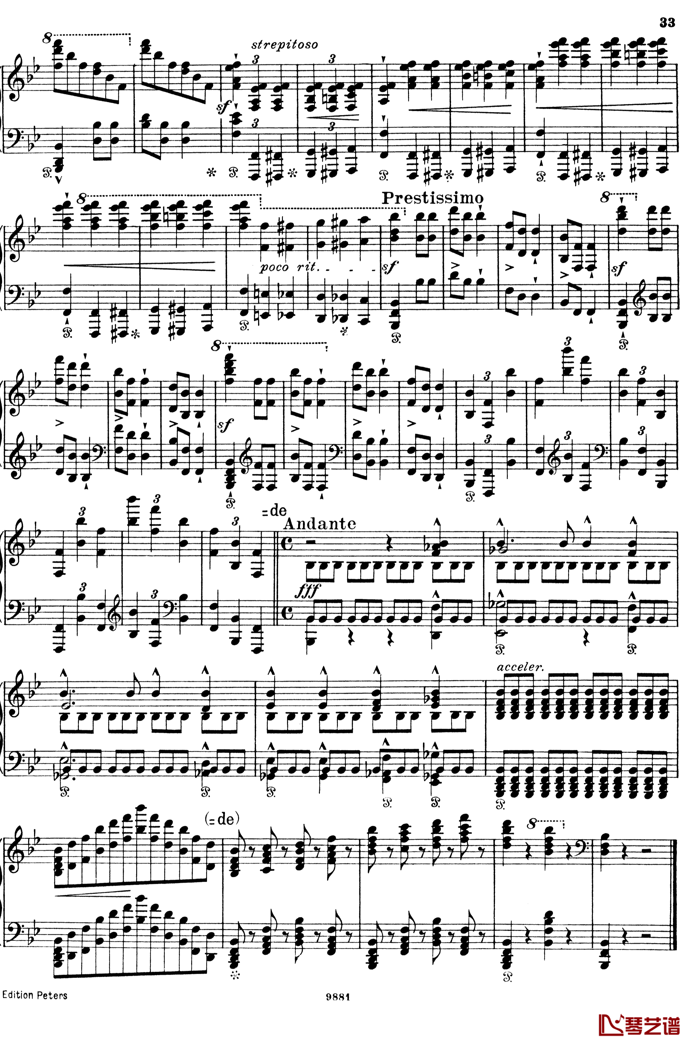 唐璜的回忆钢琴谱-李斯特 S.418-李斯特33