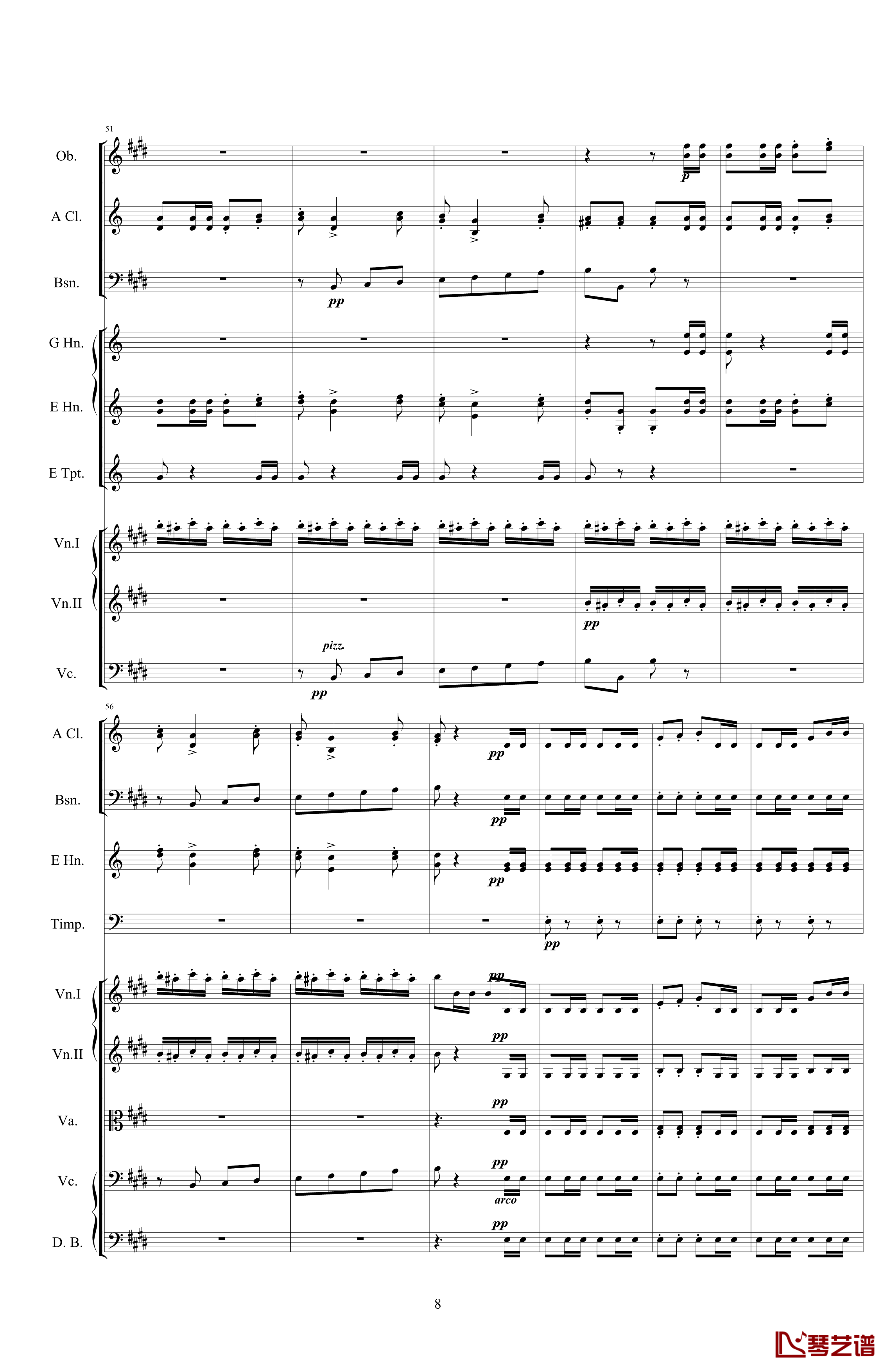 威廉退尔序曲钢琴谱-原版扒谱-罗西尼8