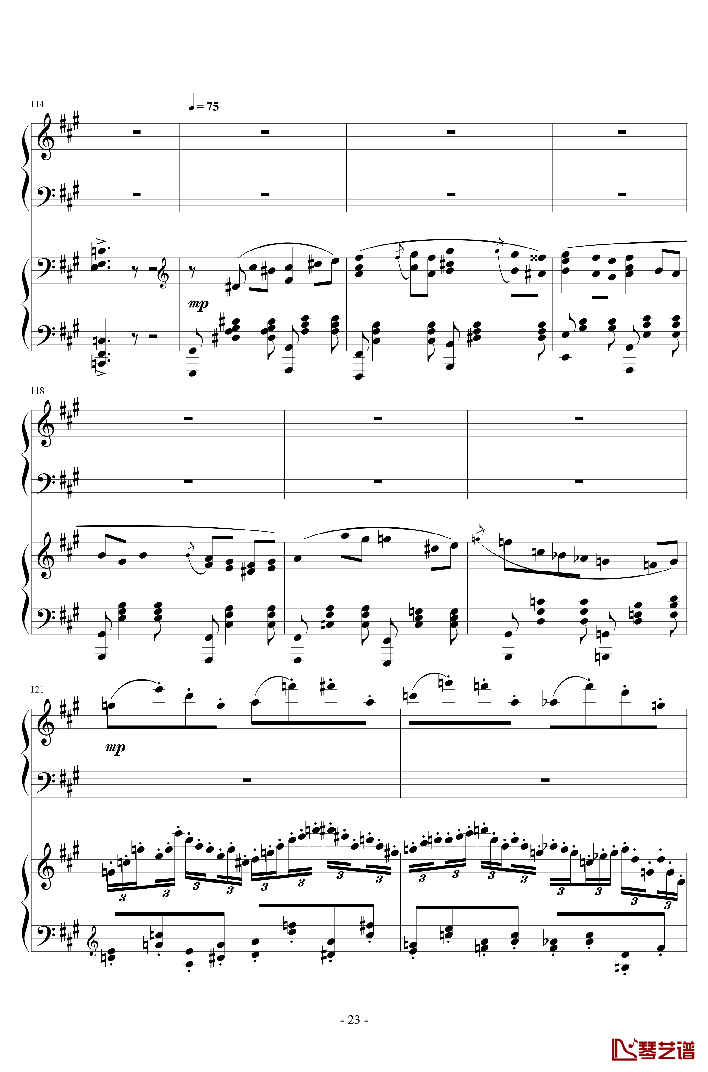 Piano Concerto No.6 in sharp F Minor Op.57 I.钢琴谱-一个球23