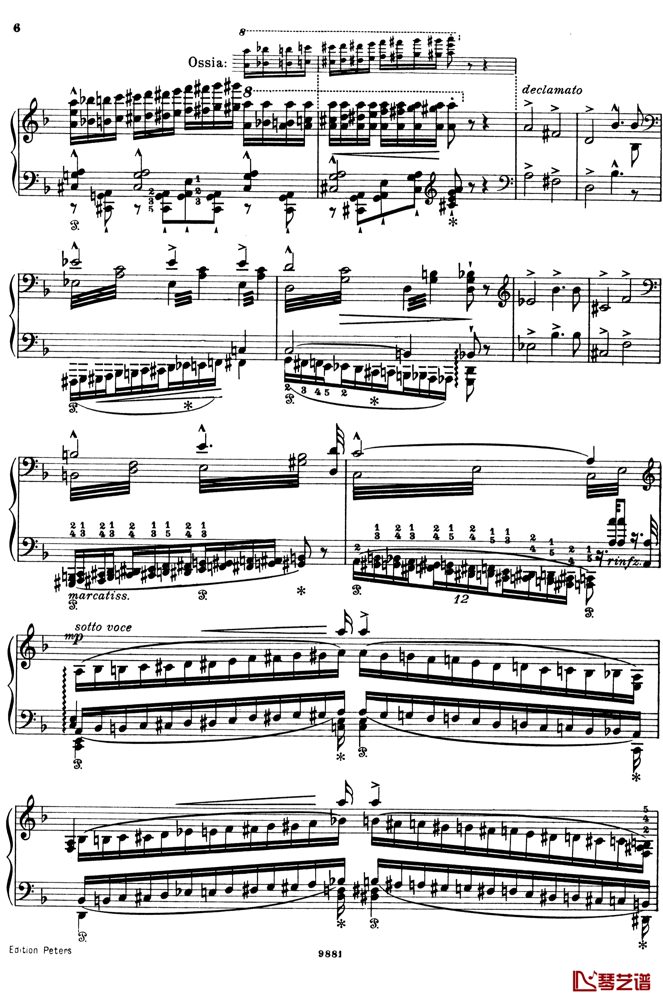 唐璜的回忆钢琴谱-李斯特 S.418-李斯特6