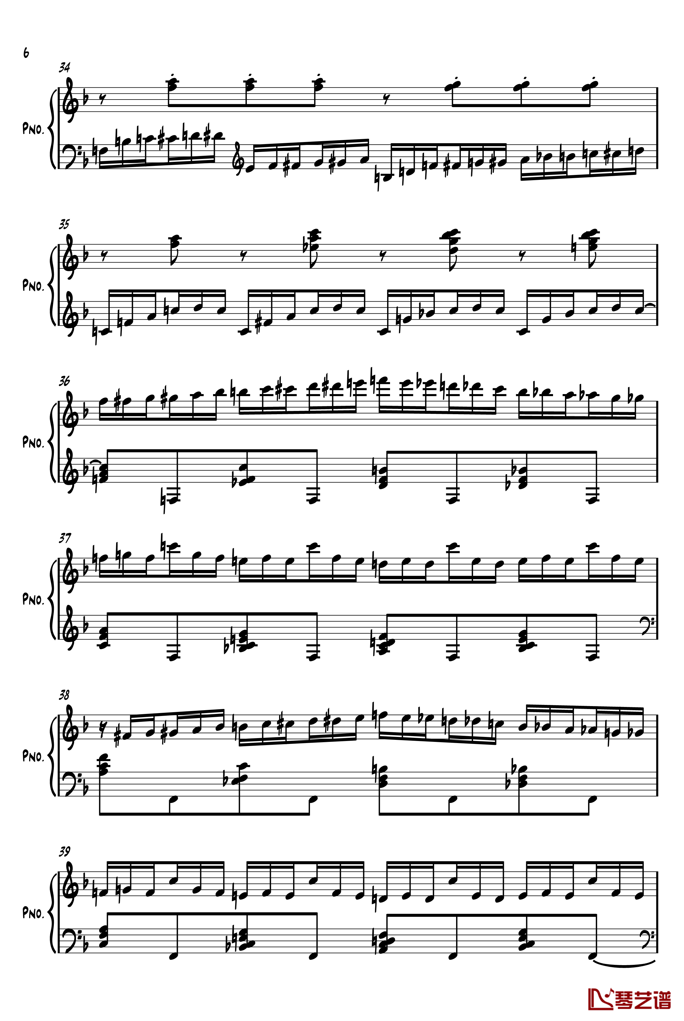 Etude Op 72 No 6钢琴谱-莫什科夫斯基-Moszkowski6