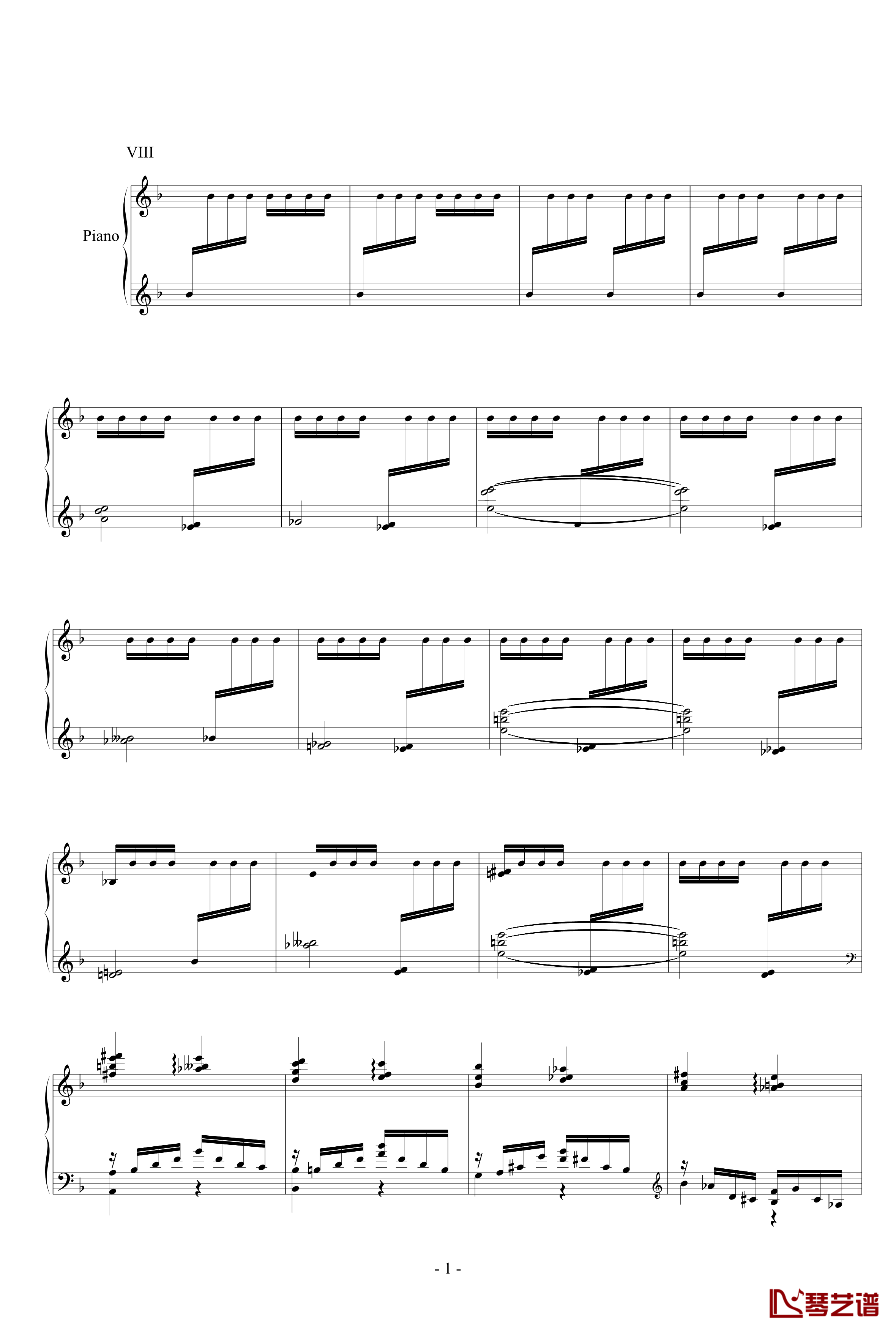 冥想集钢琴谱-修改-升c小调29