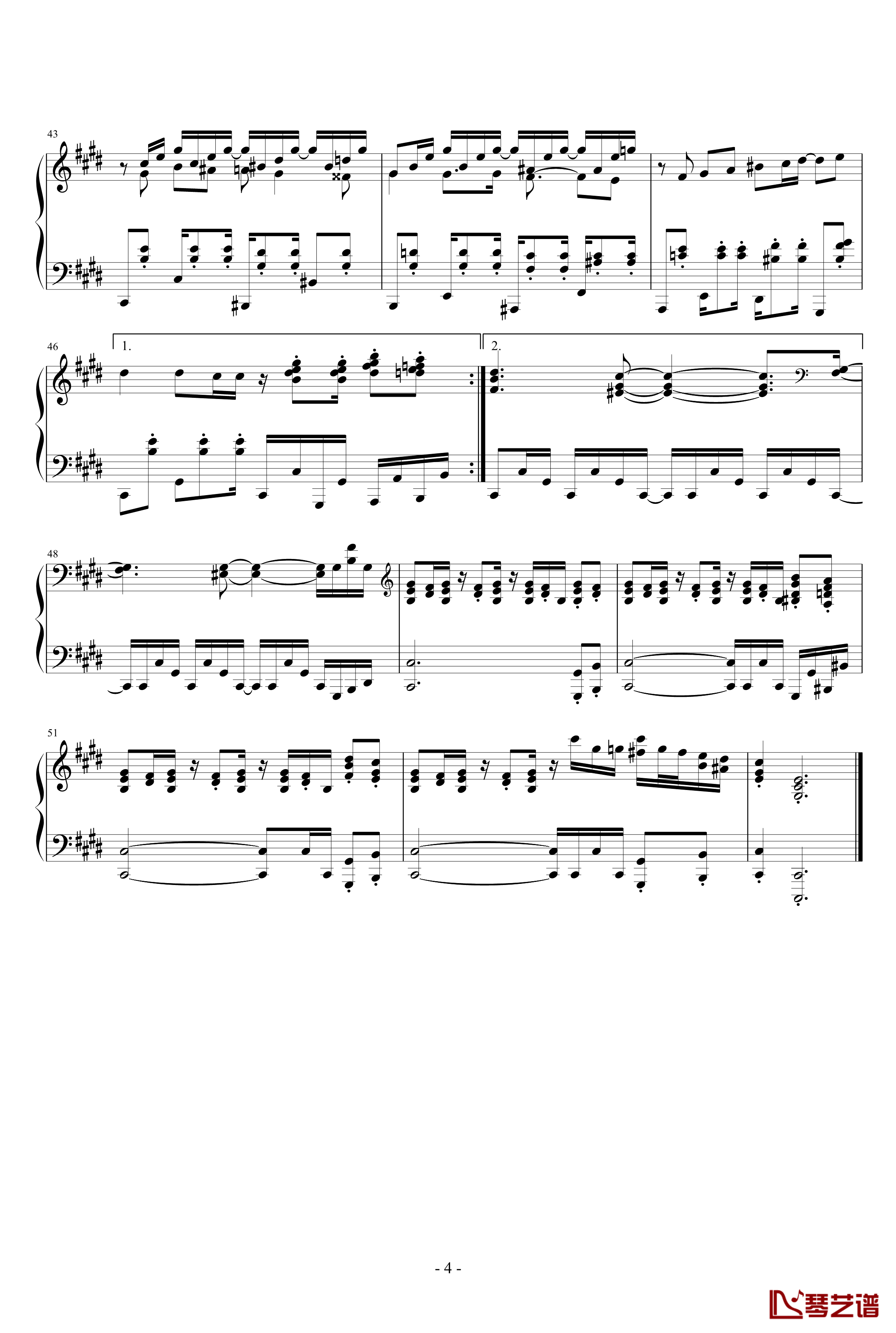 O Capriccio de Mariano钢琴谱-十音散人4
