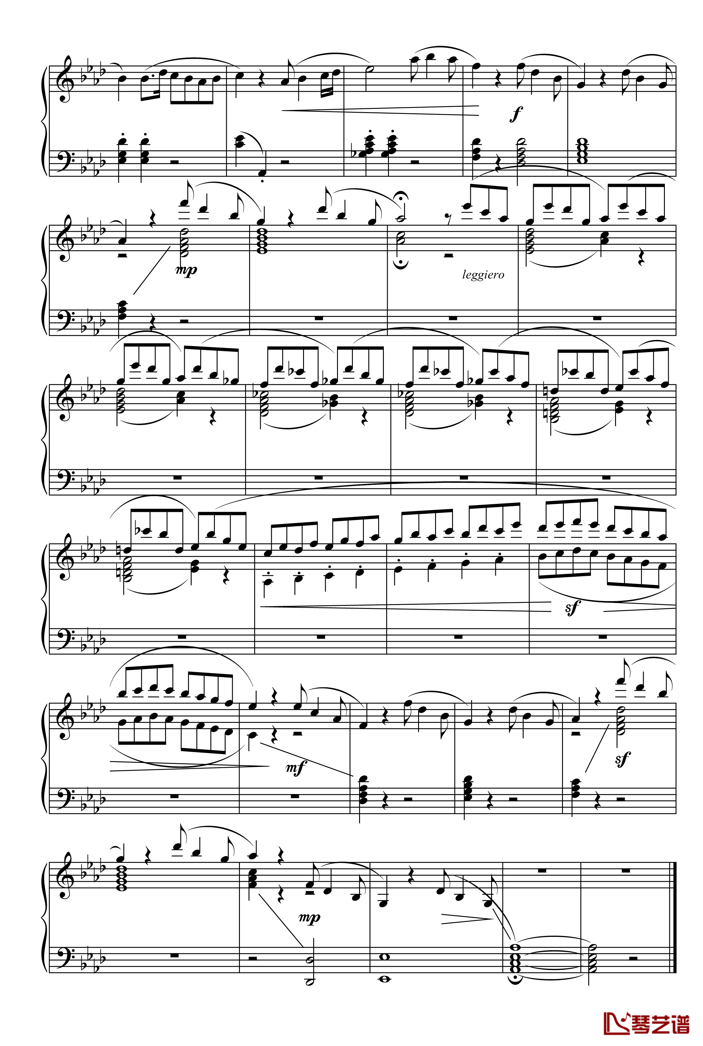 Sonatina in A钢琴谱-flat-hellomato5