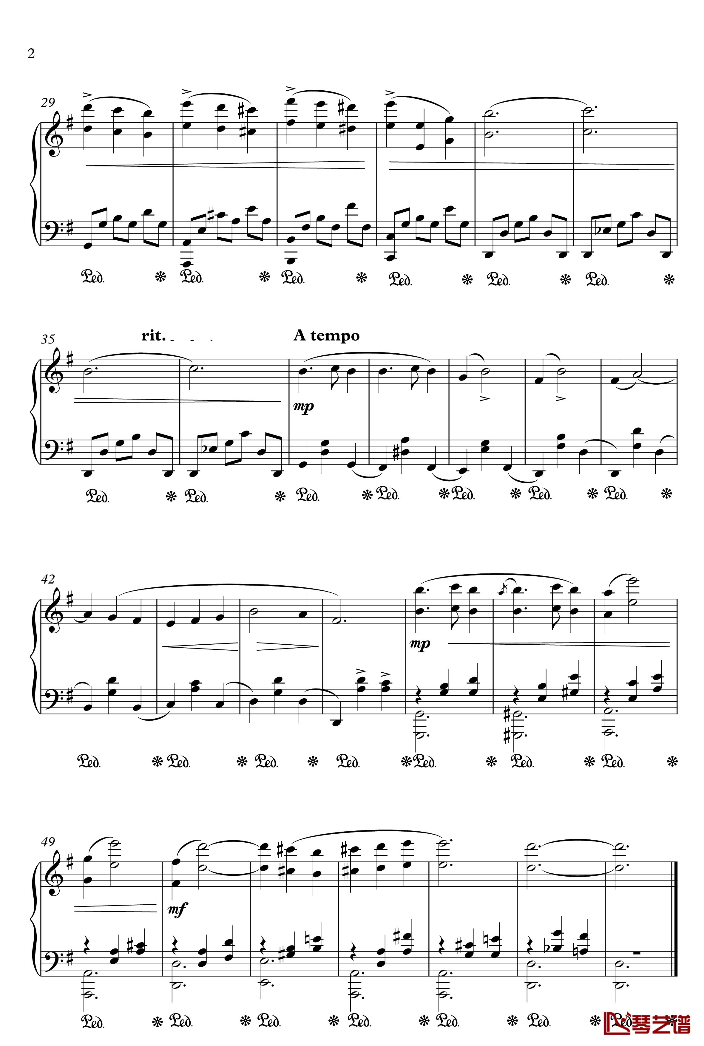 Lyric waltz钢琴谱-shisan96322