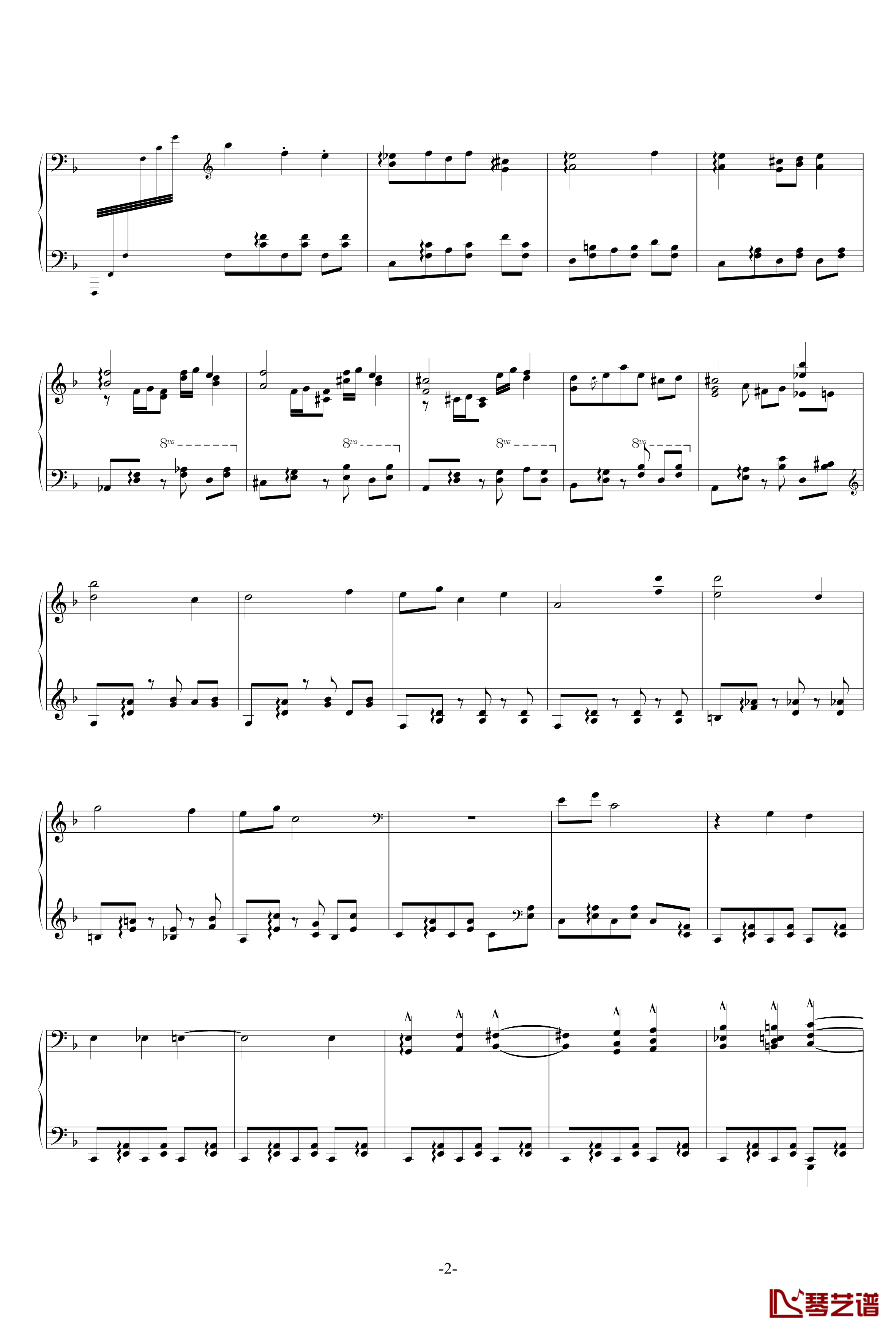 冥想集钢琴谱-修改-升c小调8