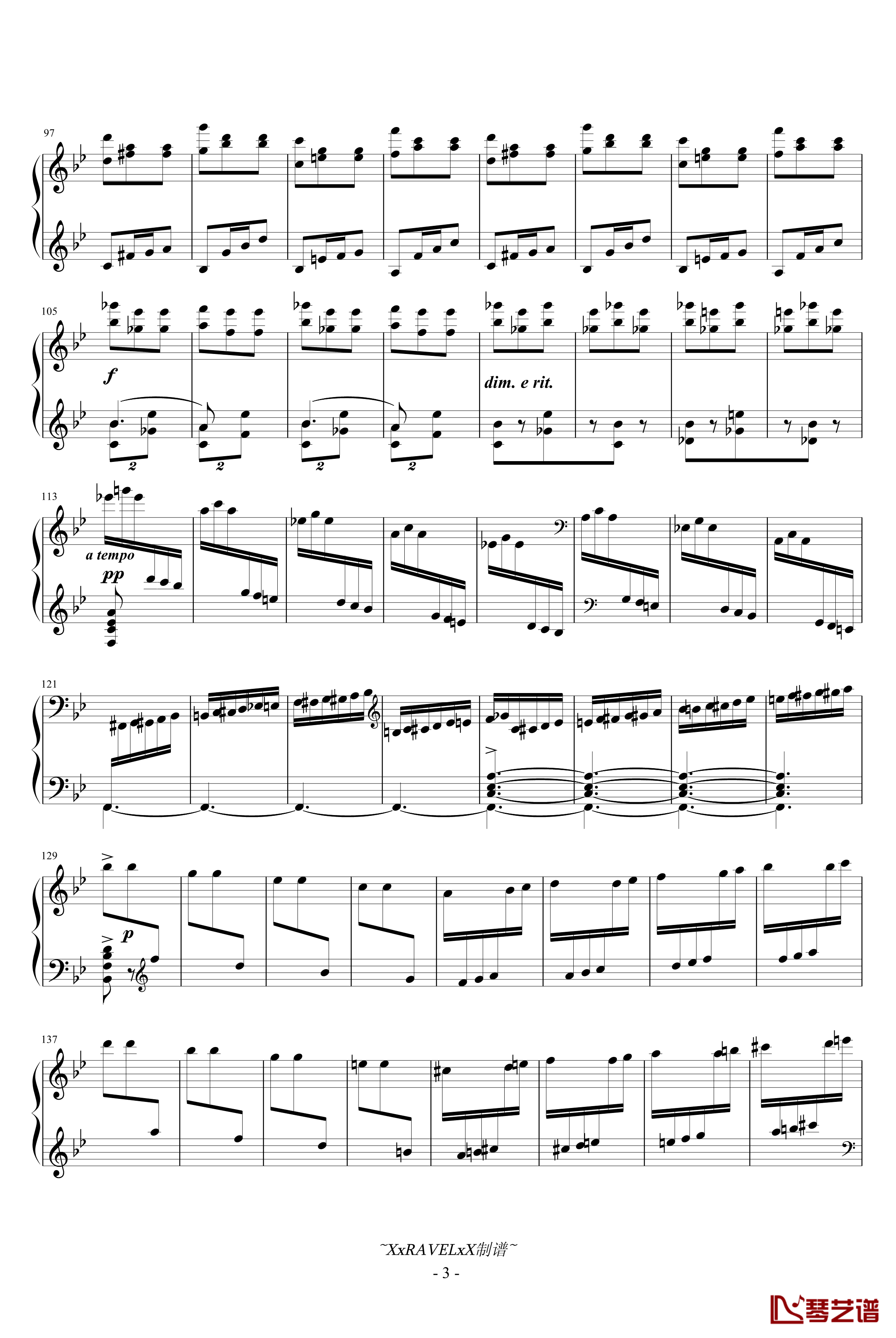 火花钢琴谱-Op.36 No.6-莫什科夫斯基-Moszkowski3