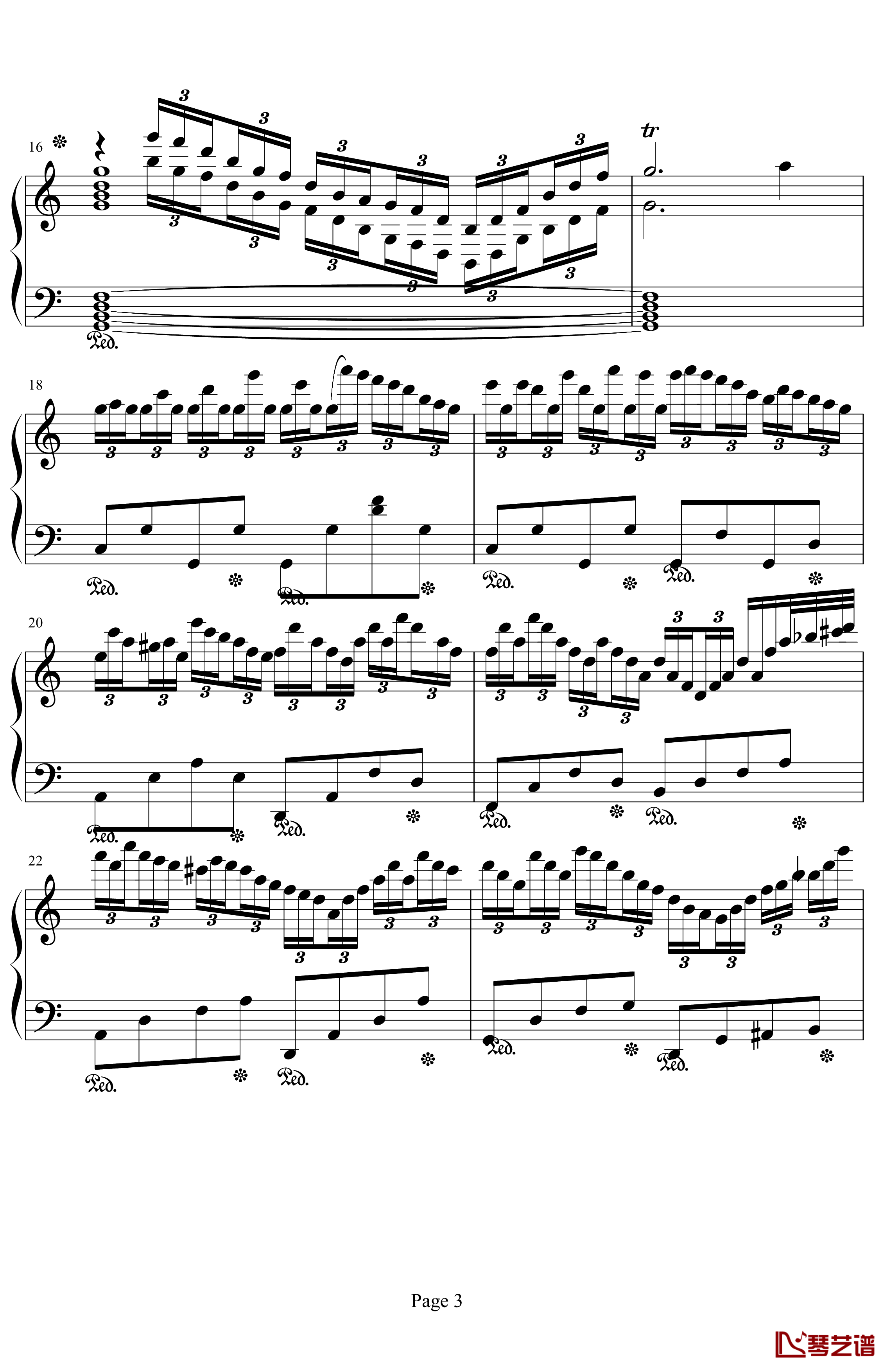 练习曲钢琴谱-peipei61112013