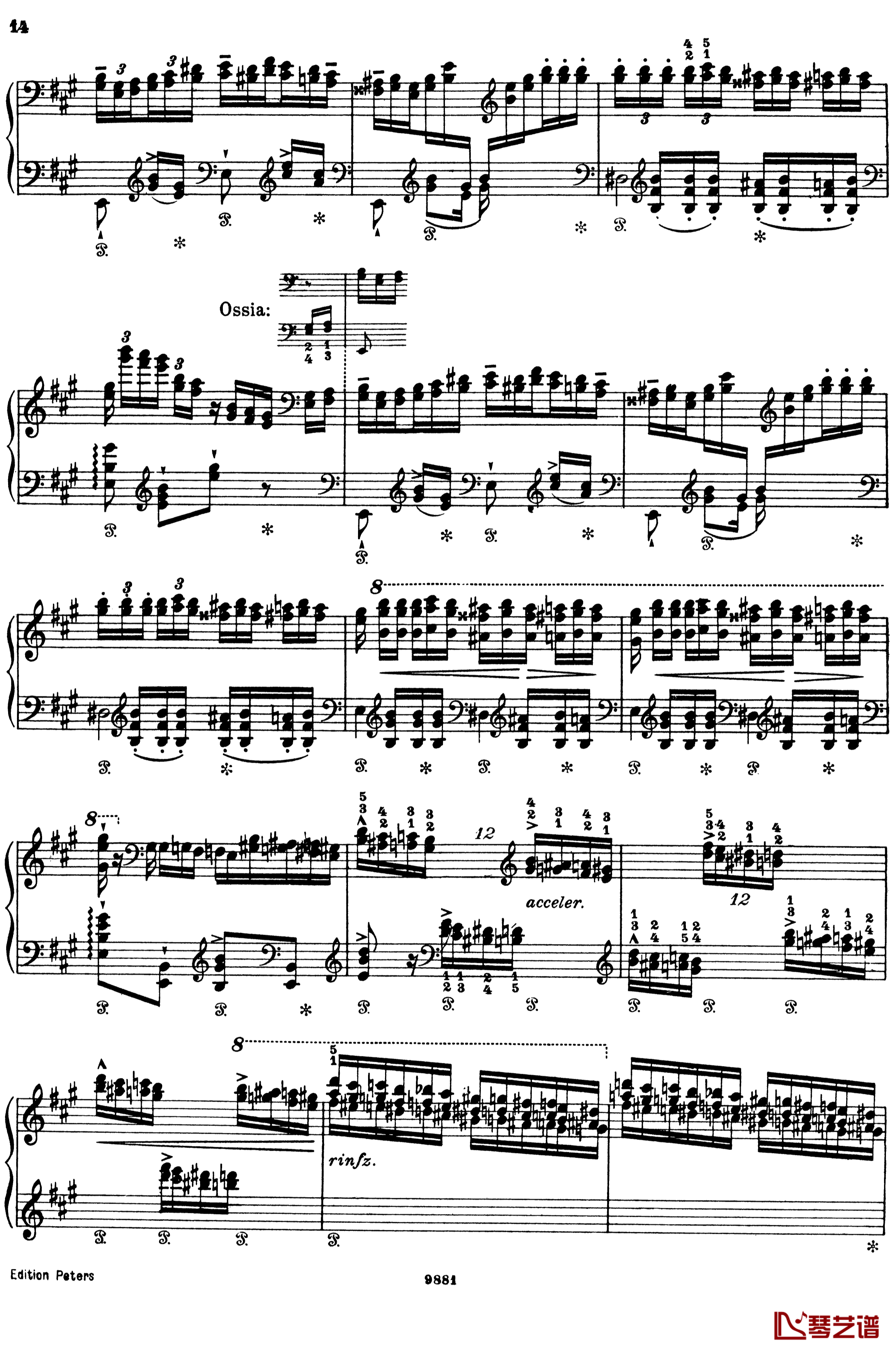 唐璜的回忆钢琴谱-李斯特 S.418-李斯特14