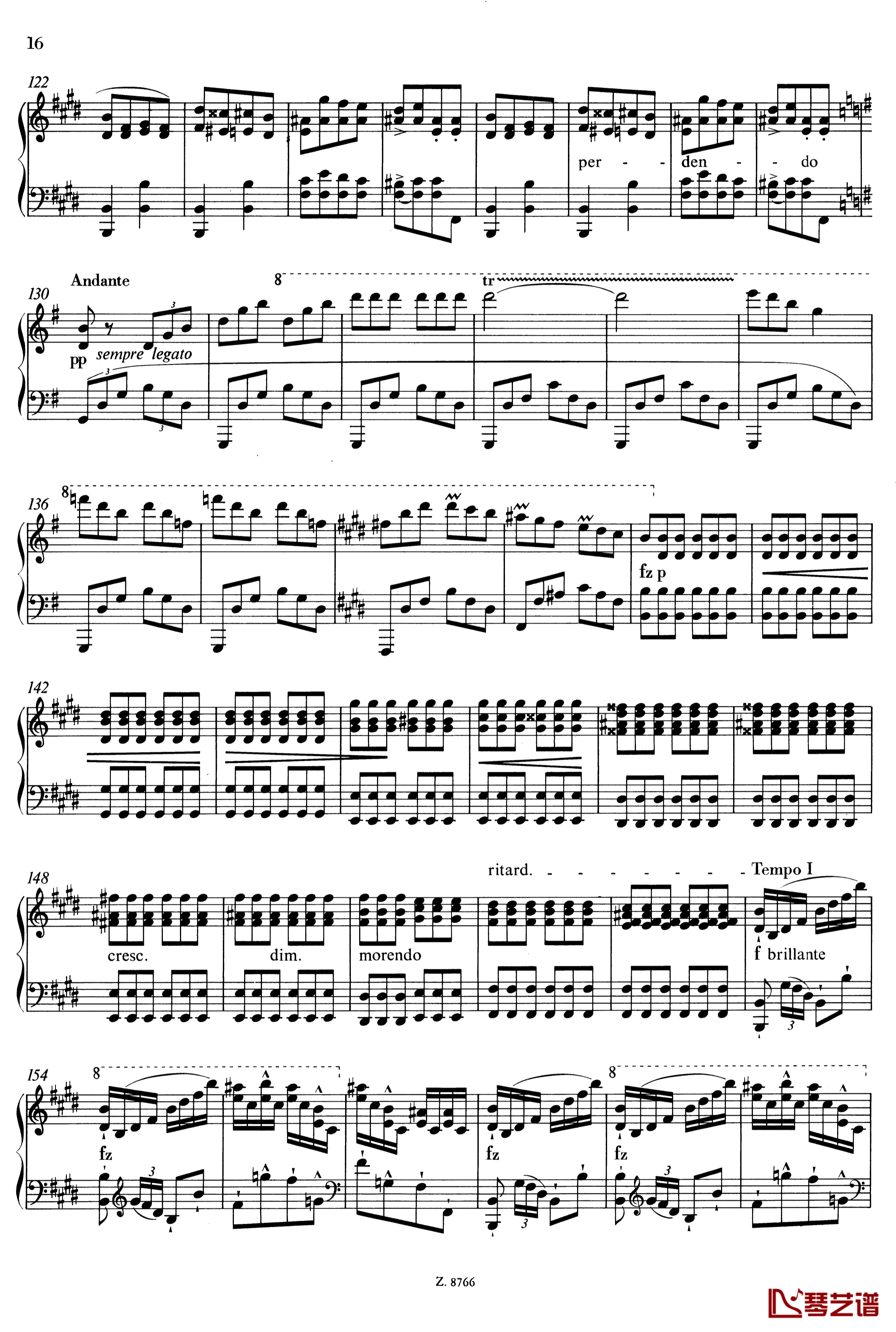 罗西尼主题华丽即兴曲钢琴谱-S.150-李斯特5