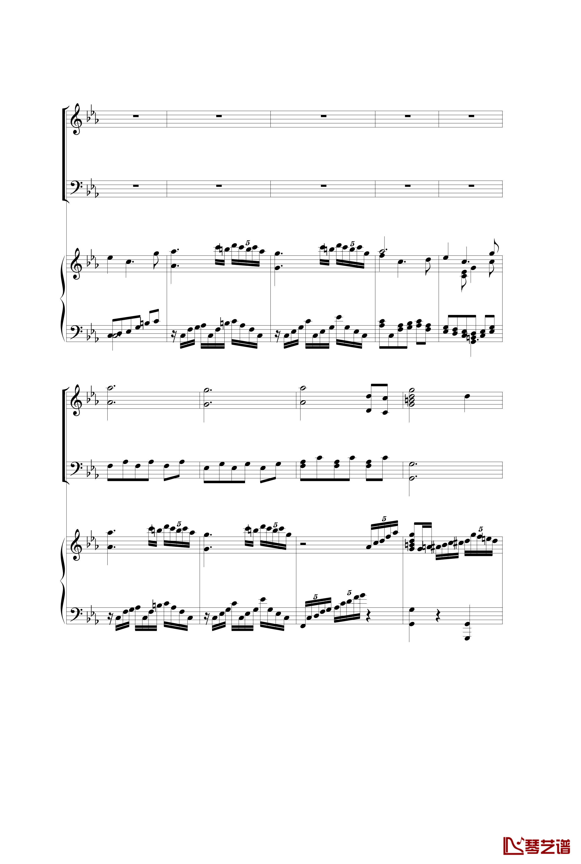 Piano Concerto钢琴谱 I-nzh19347