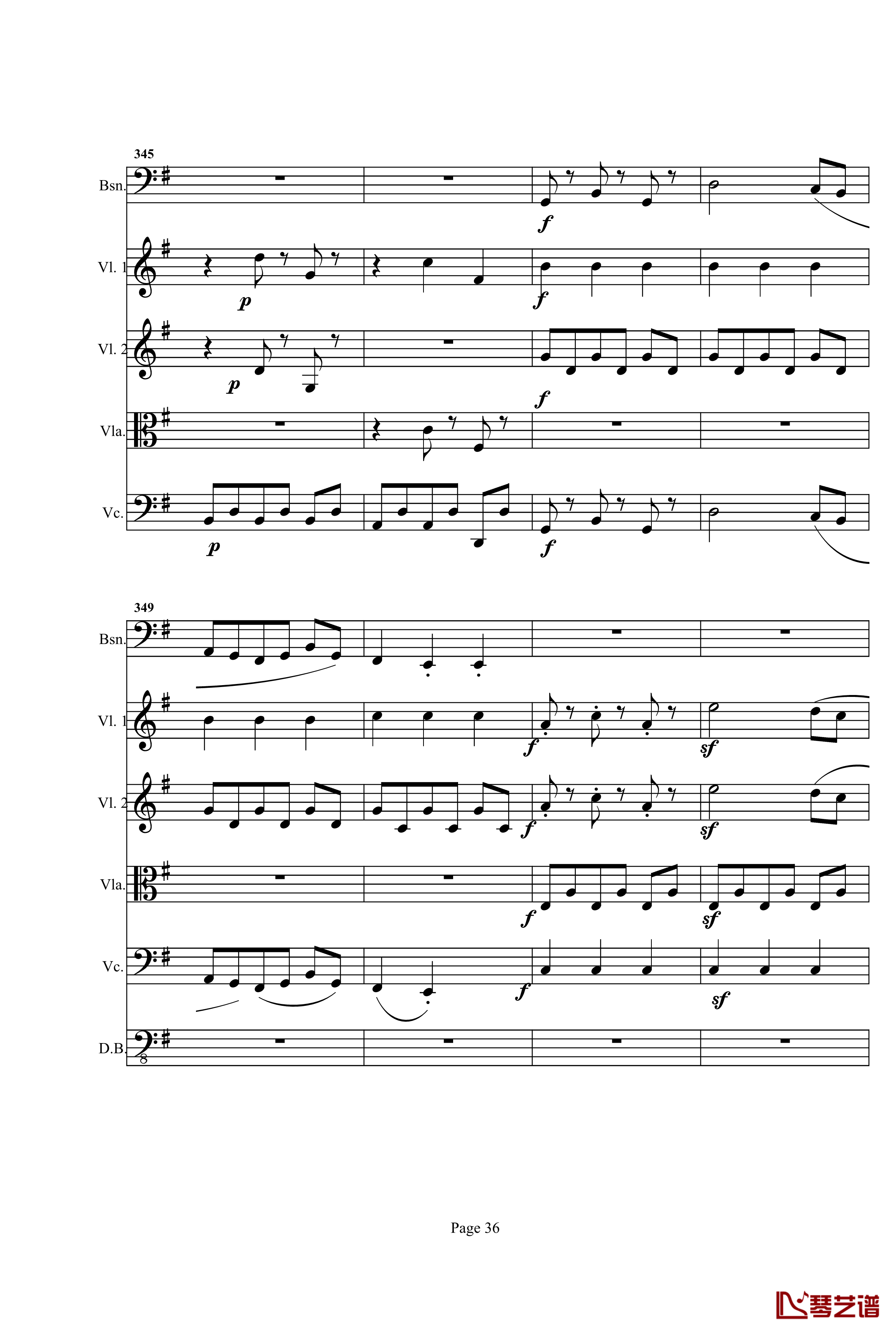 奏鸣曲之交响钢琴谱-第25首-Ⅰ-贝多芬-beethoven36