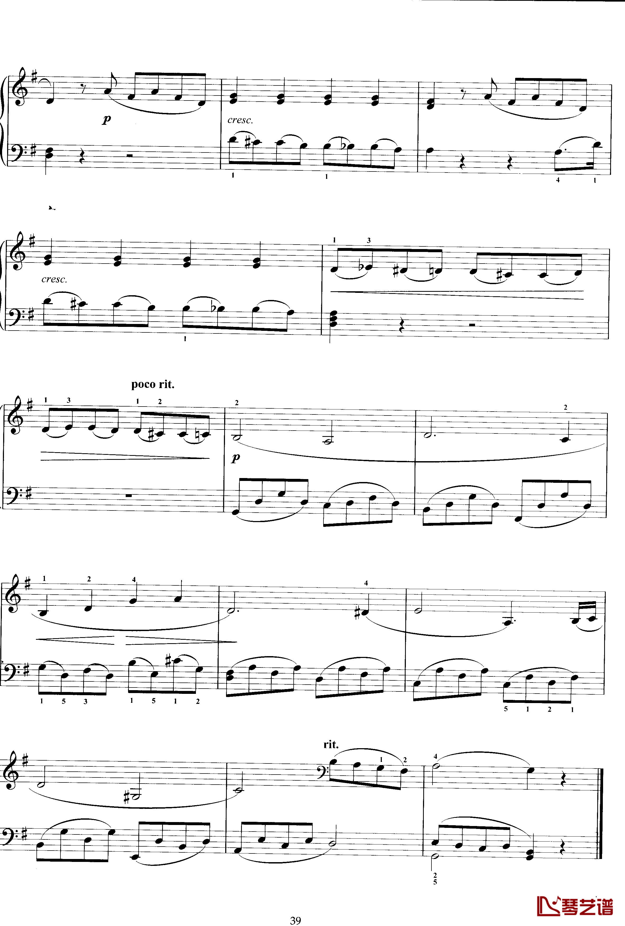 我也能弹贝多芬钢琴谱-简易改编-贝多芬-beethoven3