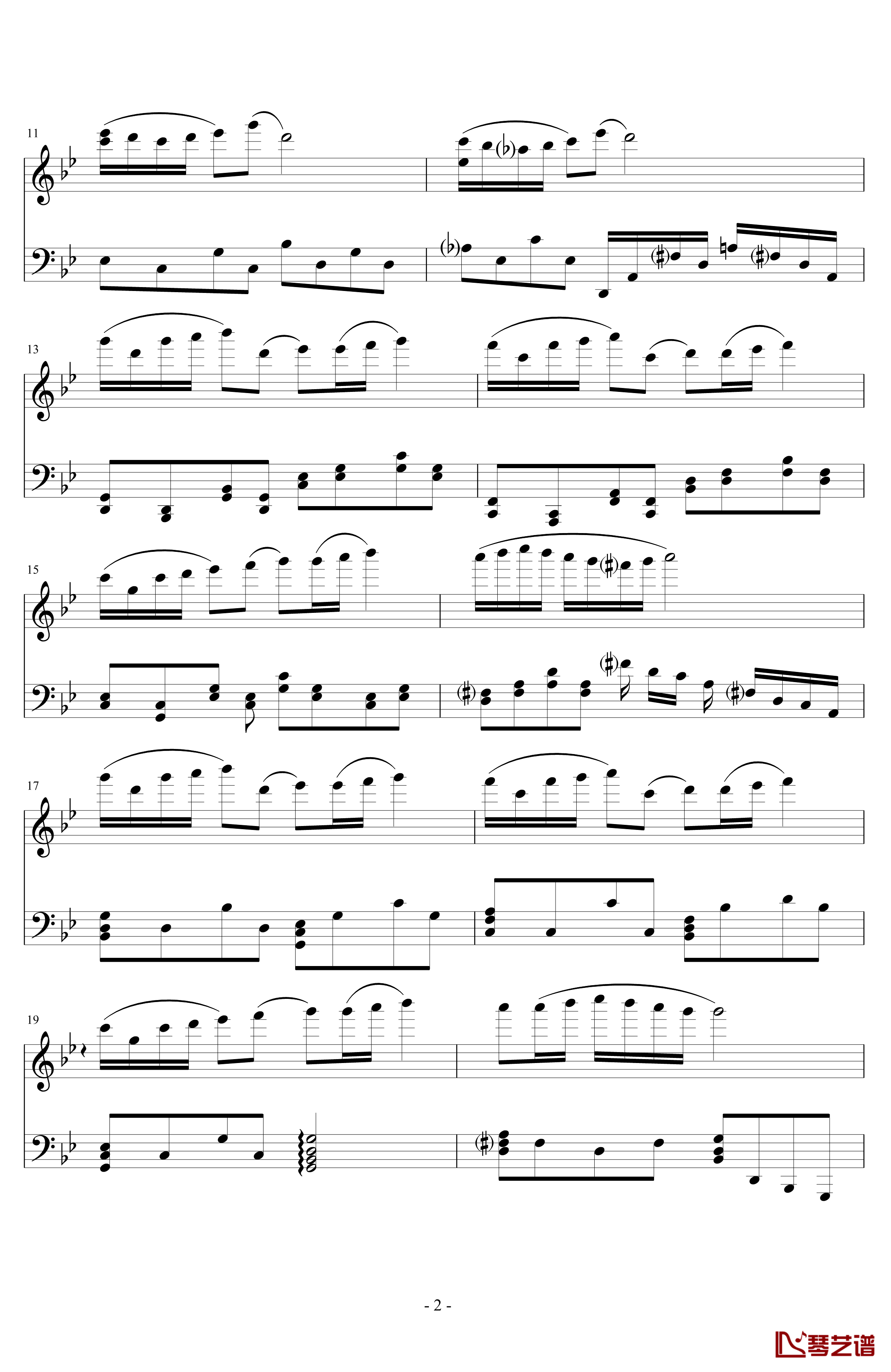 小变奏曲钢琴谱-丁晓峰2