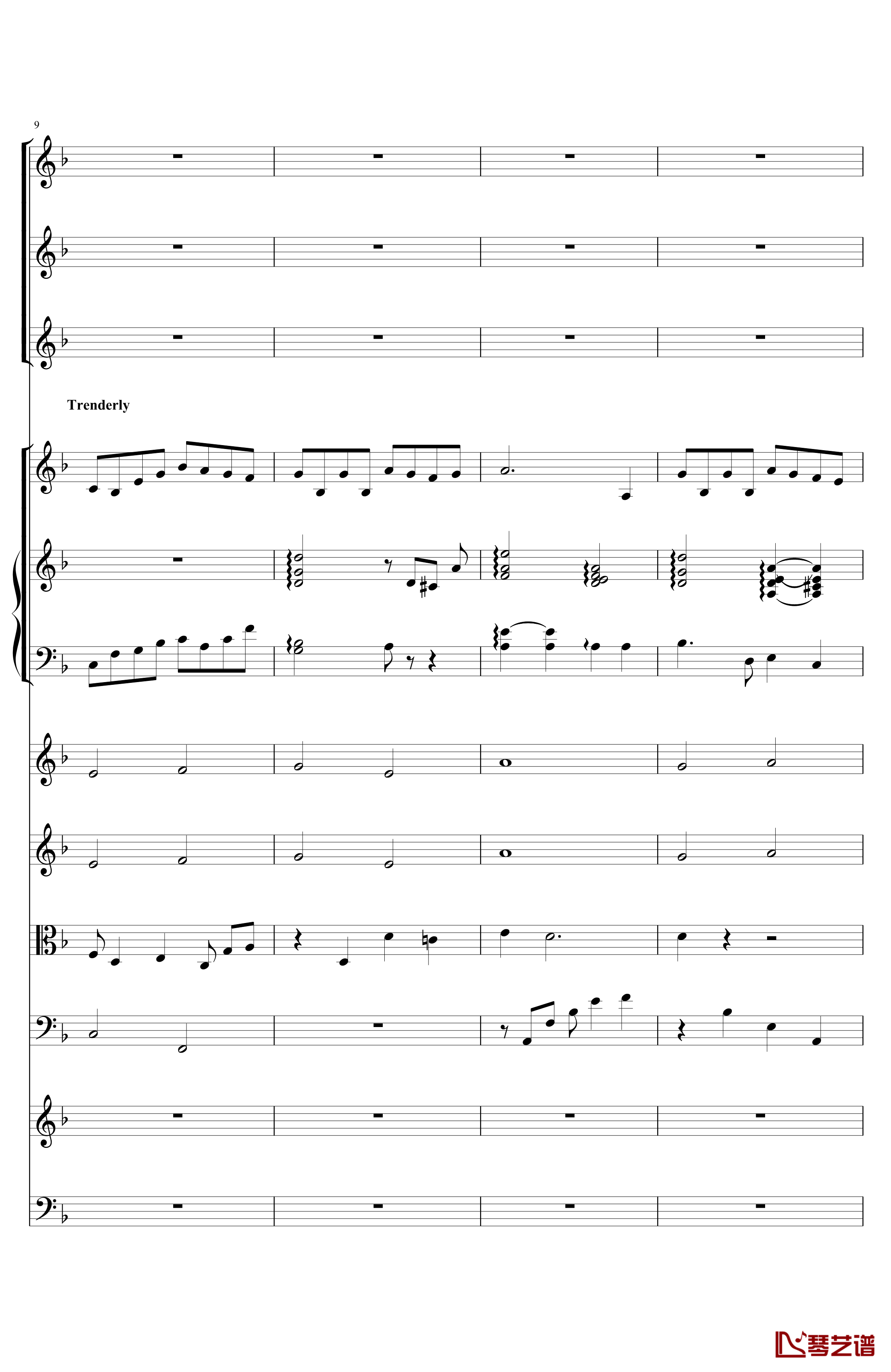 辛德勒的名单钢琴谱-小提琴协奏曲-影视3