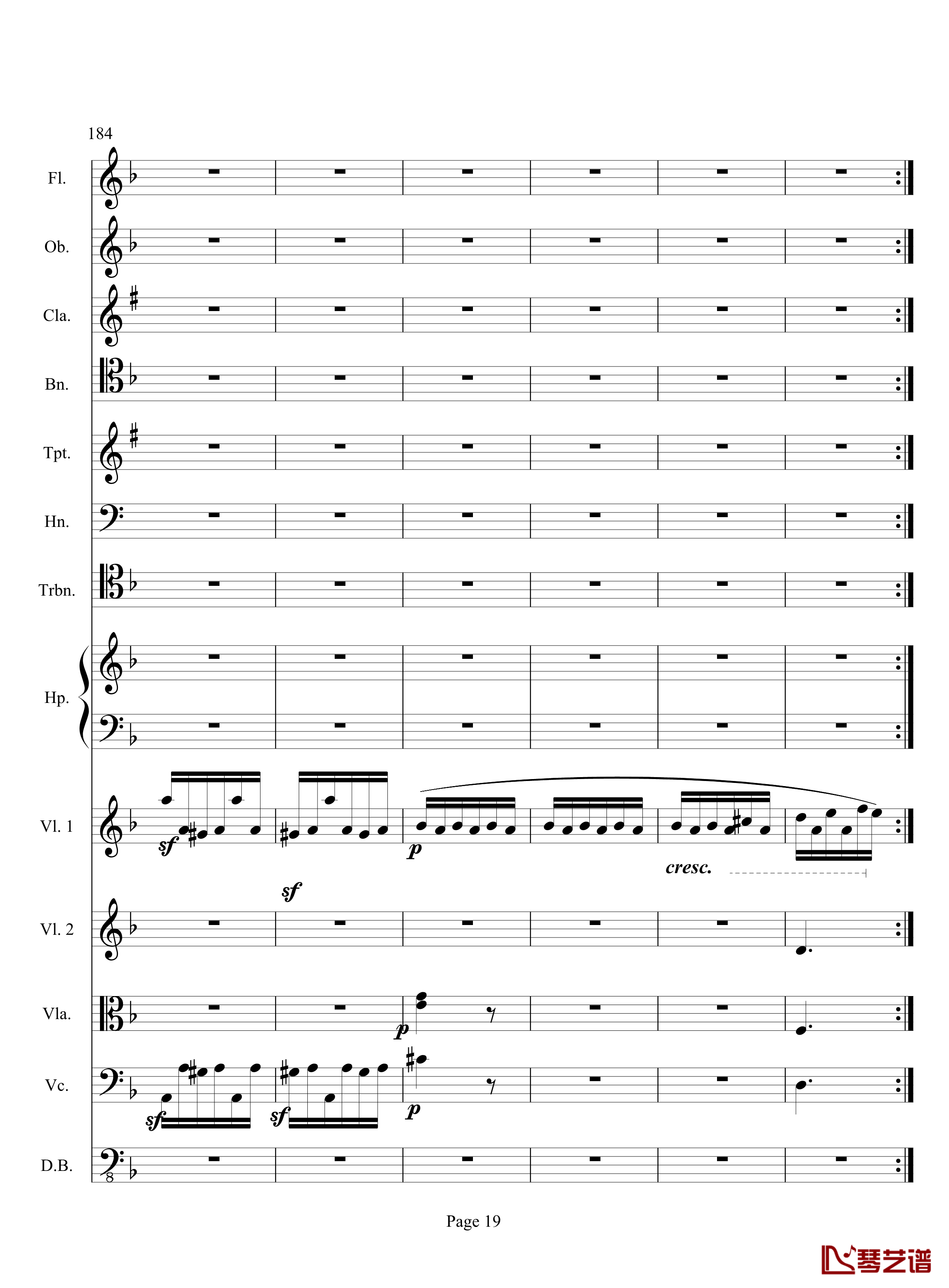 奏鸣曲之交响钢琴谱-第17首-Ⅲ-贝多芬-beethoven19