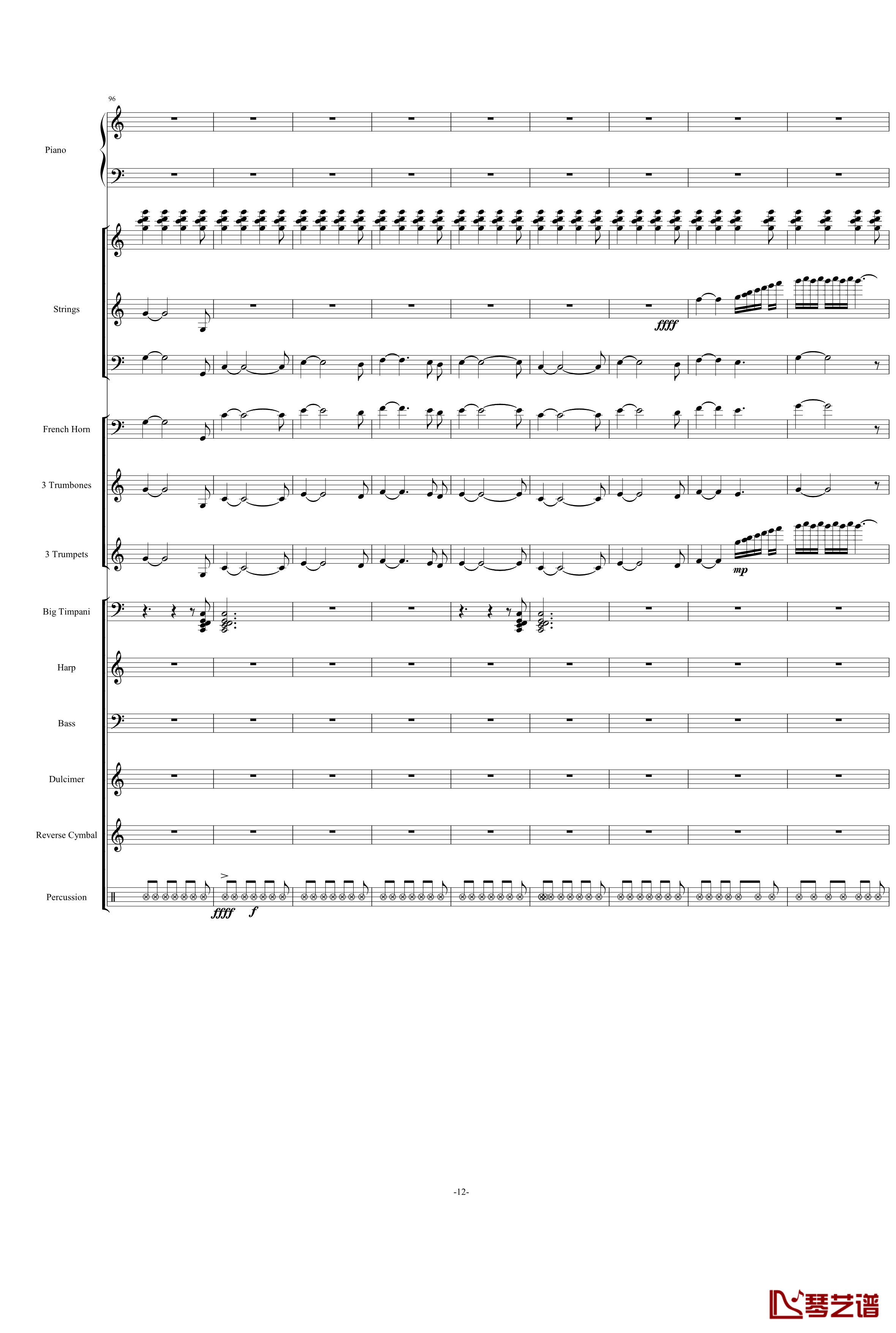 Santorini圣托里尼钢琴谱-完整版-雅尼12