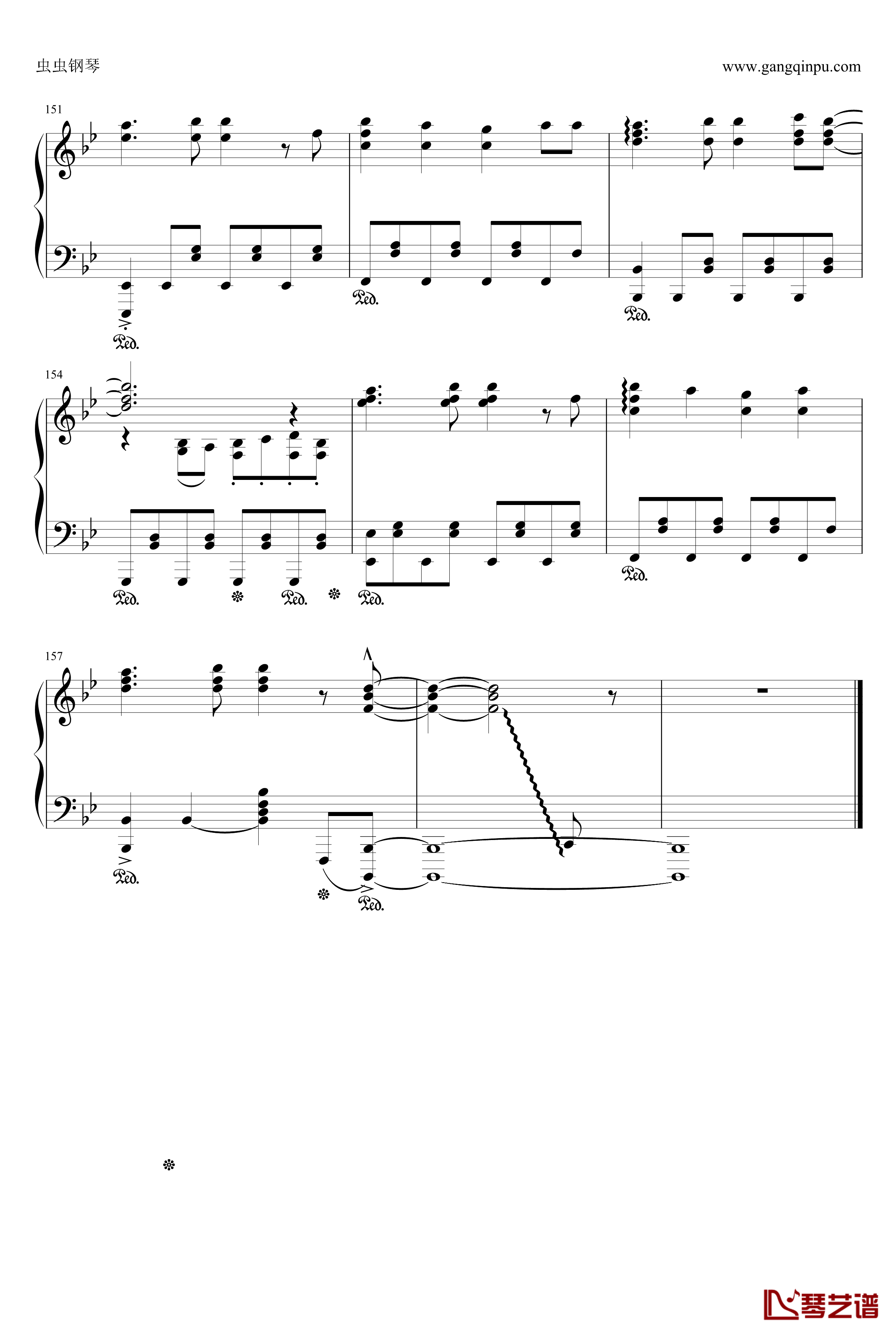 ヒトリゴト钢琴谱-埃罗芒阿老师 OP-ClariS11