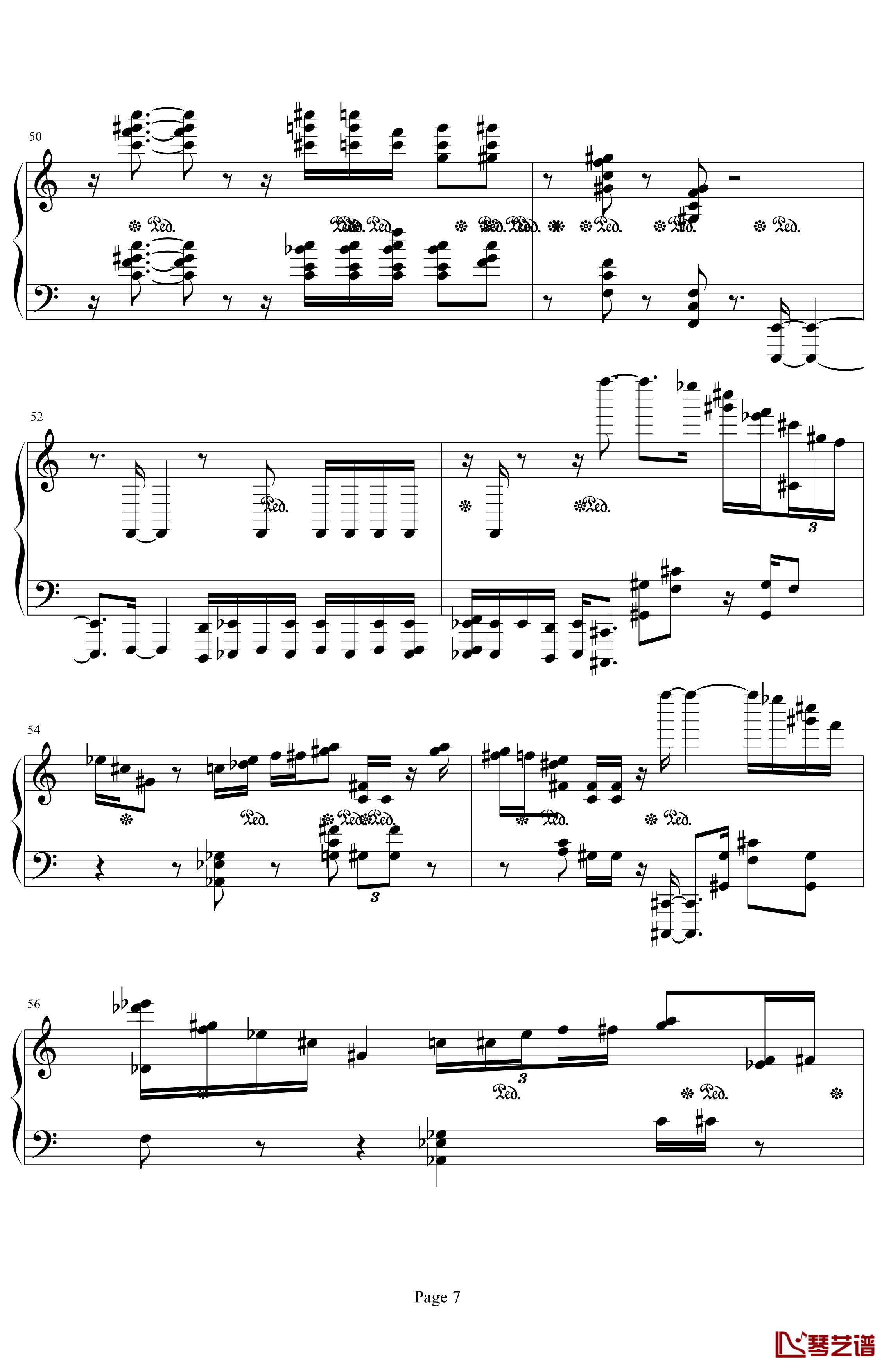 肖邦第二诙谐曲钢琴谱-肖邦-chopin7