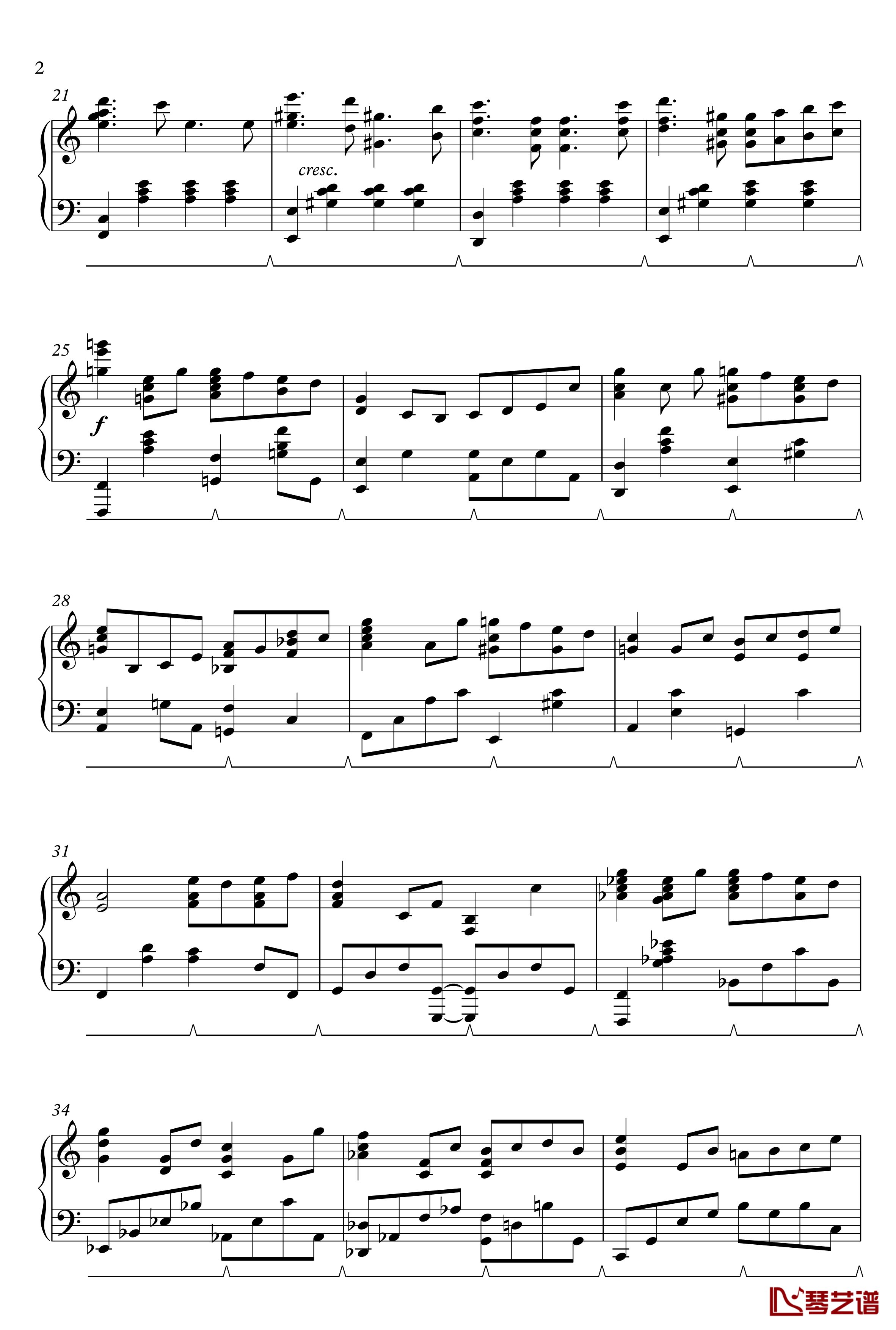 Stay in Memory钢琴谱-Yiruma2