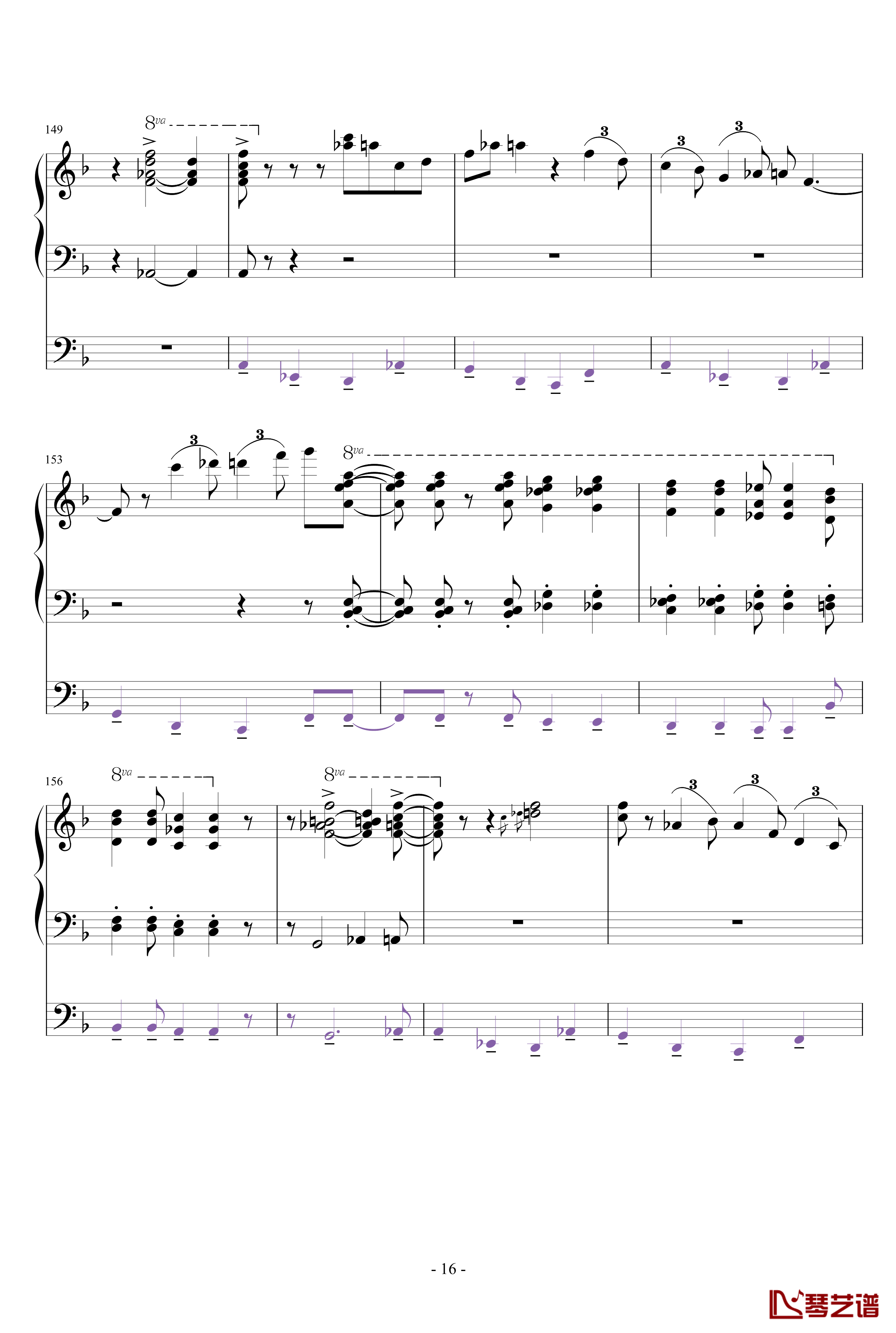 Carolina shout钢琴谱-爵士-oscar peterson16